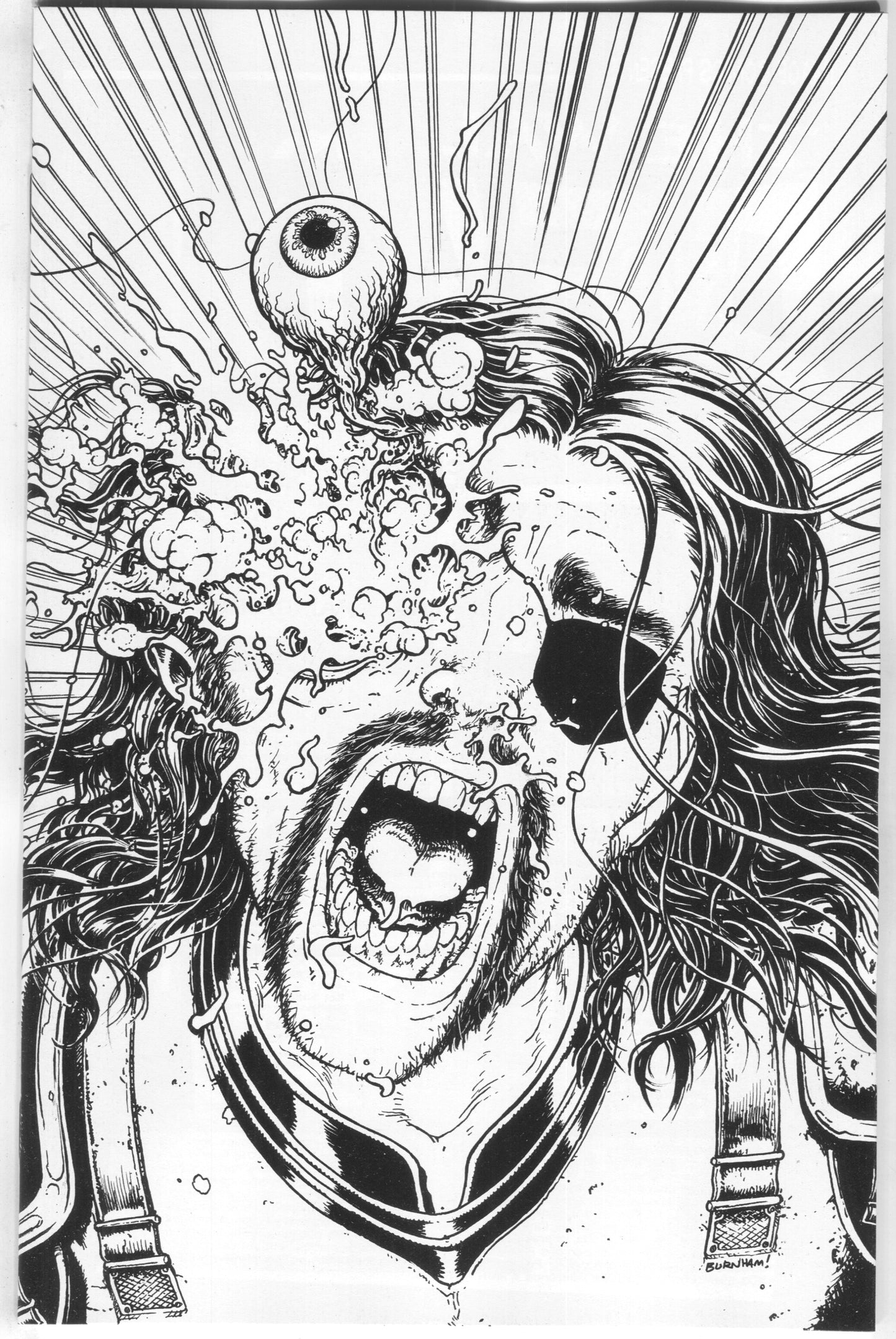 Walking Dead 48 Image 2018 15th Anniversary Chris Burnham BW Virgin Variant Blind Bag - Golden Apple Comics