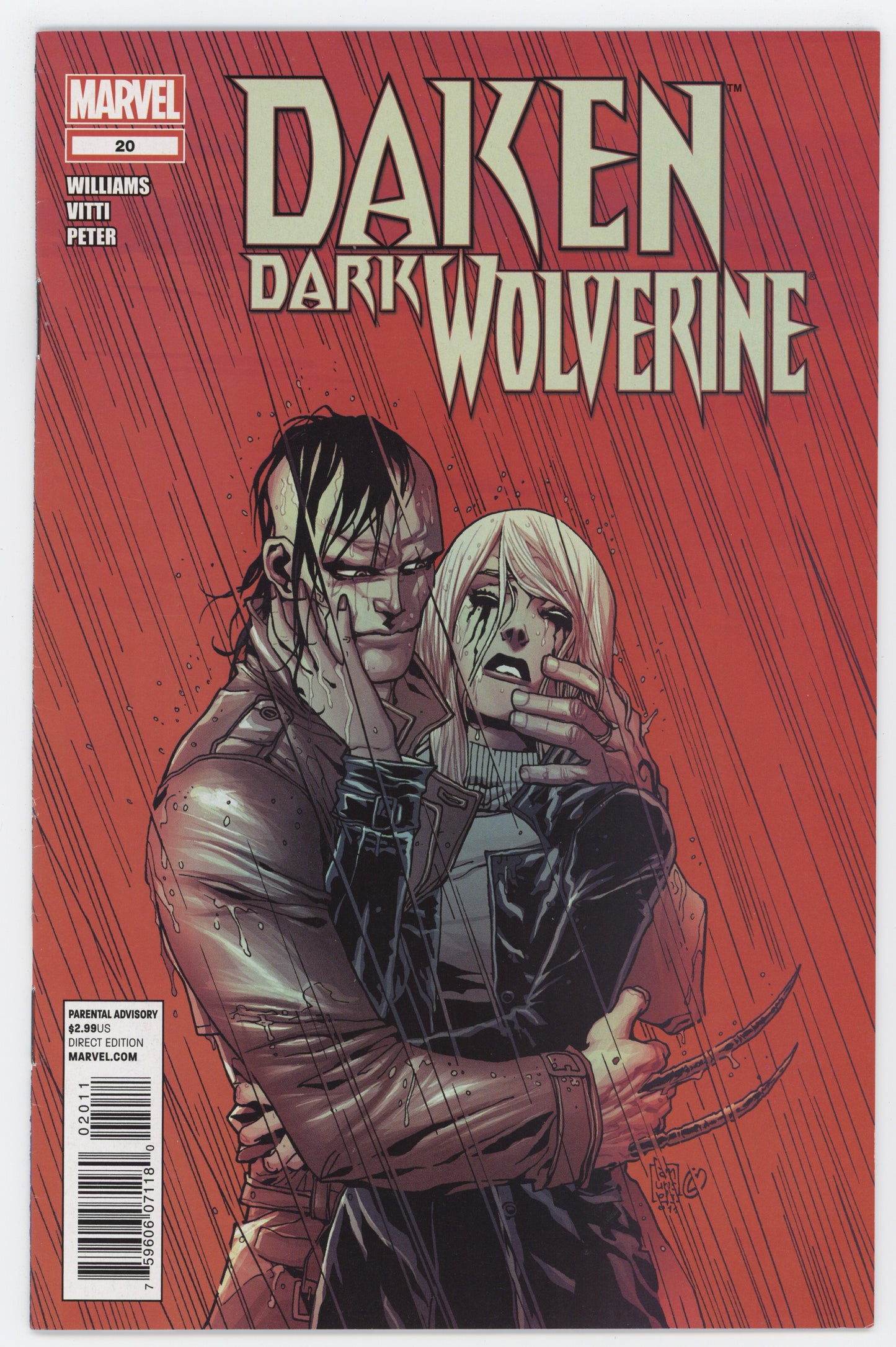 Daken Dark Wolverine #20 Marvel 2010 VF Guiseppe Camuncoli ROB WILLIAMS