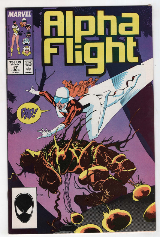 Alpha Flight 47 Marvel 1987 Kevin Nowlan Bill Mantlo Bondage Vindicator