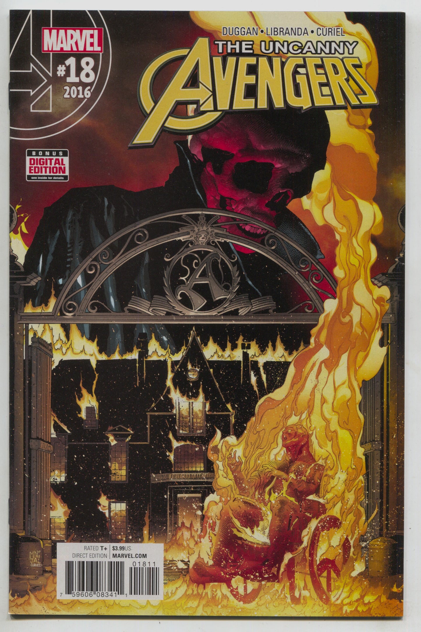 Uncanny Avengers 18 3rd Series Marvel 2017 NM Steve McNiven - Golden Apple Comics