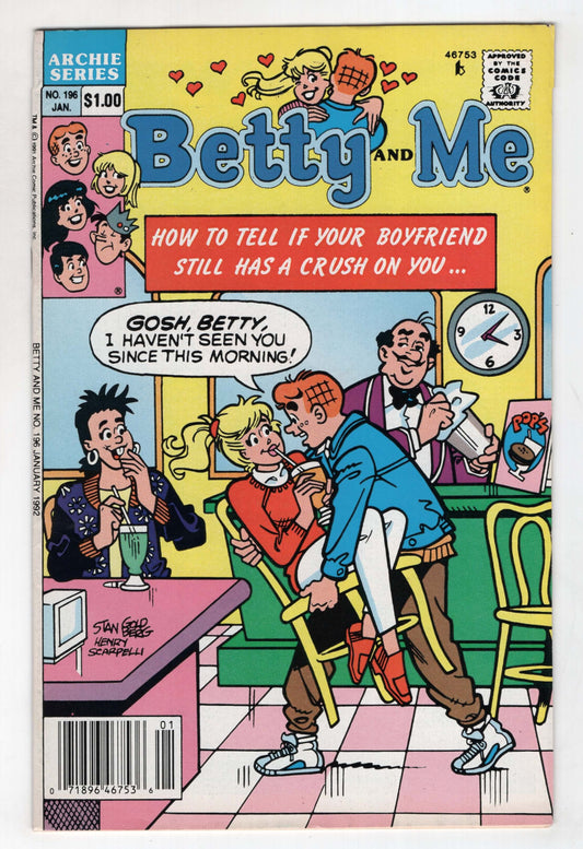 Betty And Me 196 1992 VF Kiss Pops Riverdale Checkboard Stan Goldberg