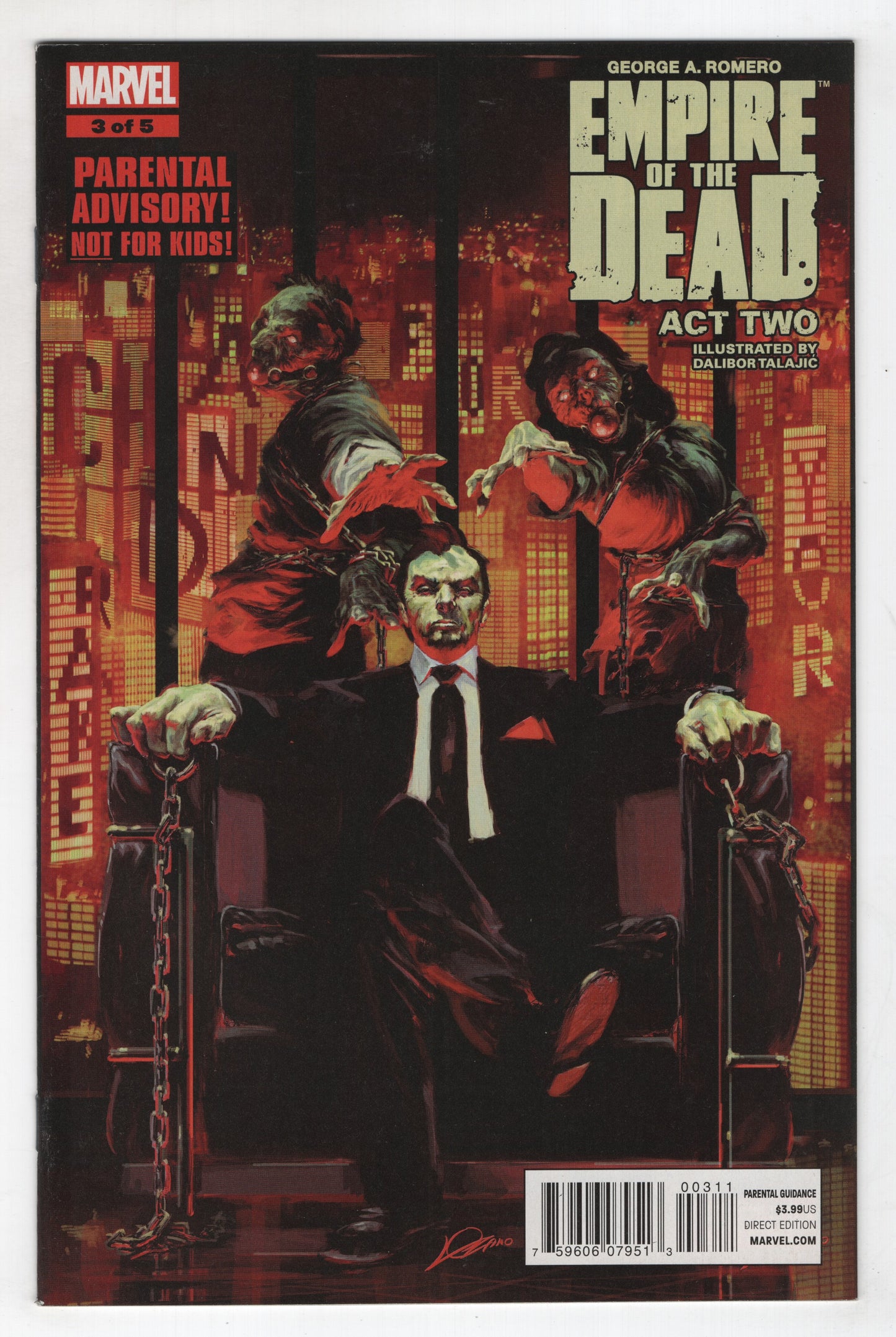 Empire Of The Dead Act Two 3 Marvel 2014 NM George Romero Alexander Lozano Zombies - Golden Apple Comics