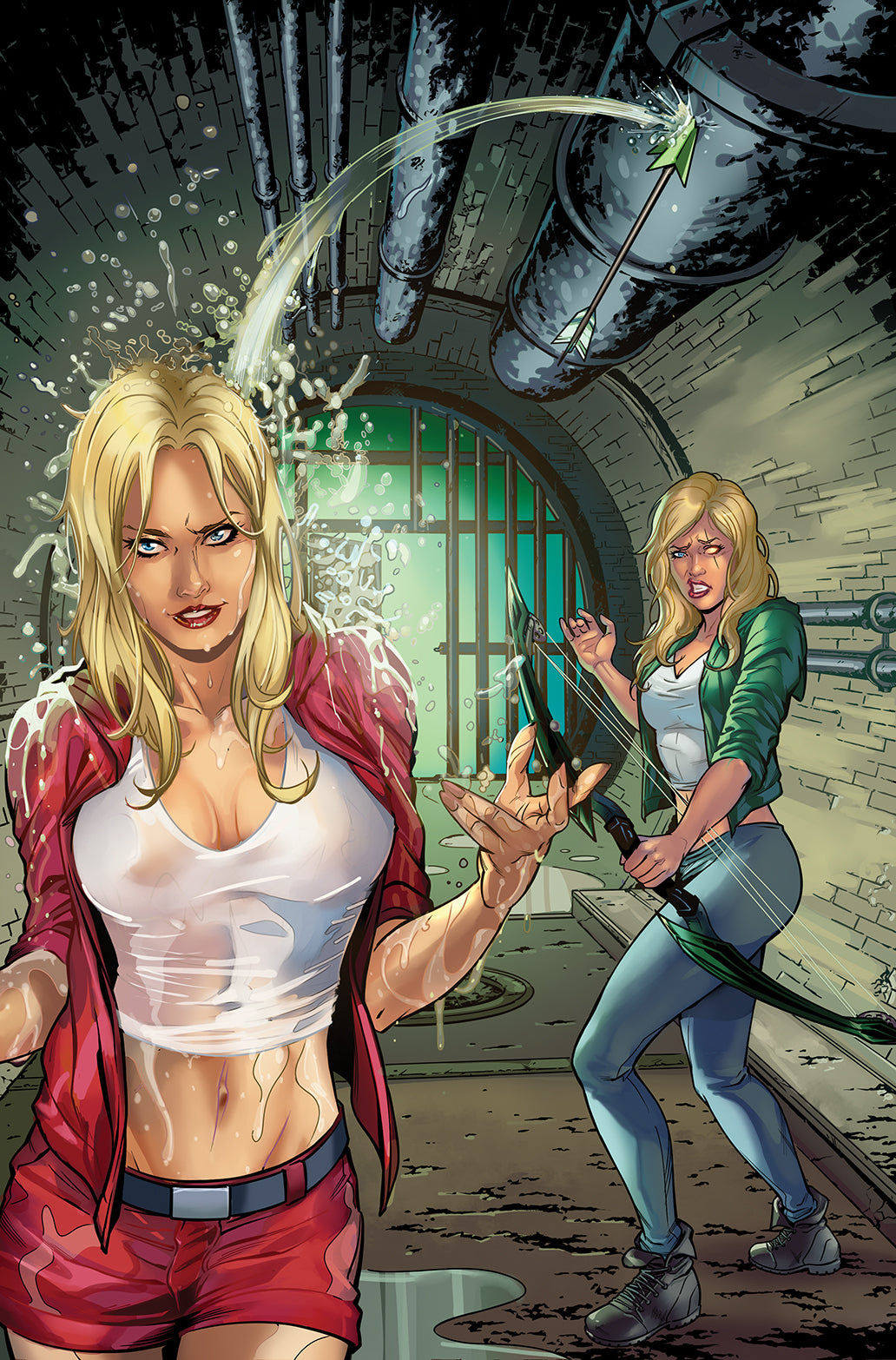 Robyn Hood Children Of Dr Moreau #1 C Riveiro GGA Wet T-Shirt (07/13/2 –  Golden Apple Comics