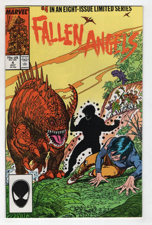 Fallen Angels 4 Marvel 1987 NM New Mutants