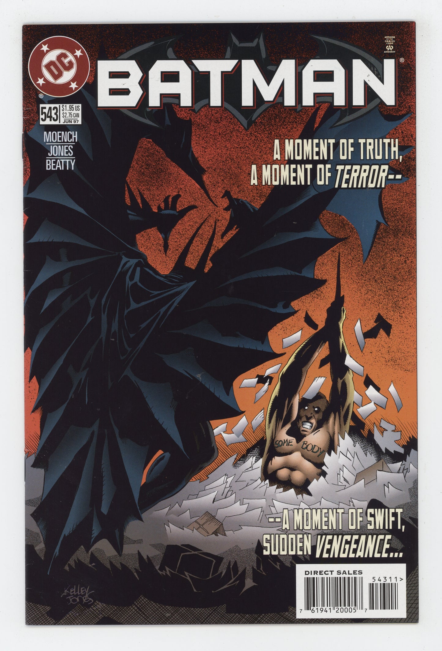Batman 543 DC 1997 Kelley Jones Doug Moench - Golden Apple Comics