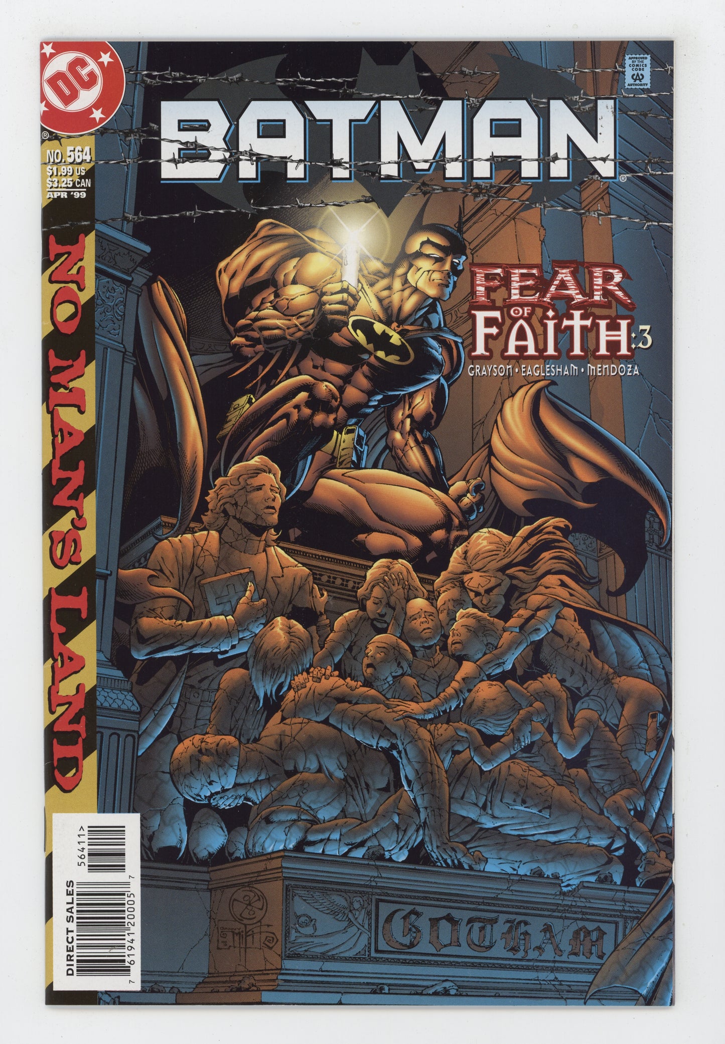 Batman 564 DC 1999 Dale Eaglesham Devin Grayson No Mans Land 8