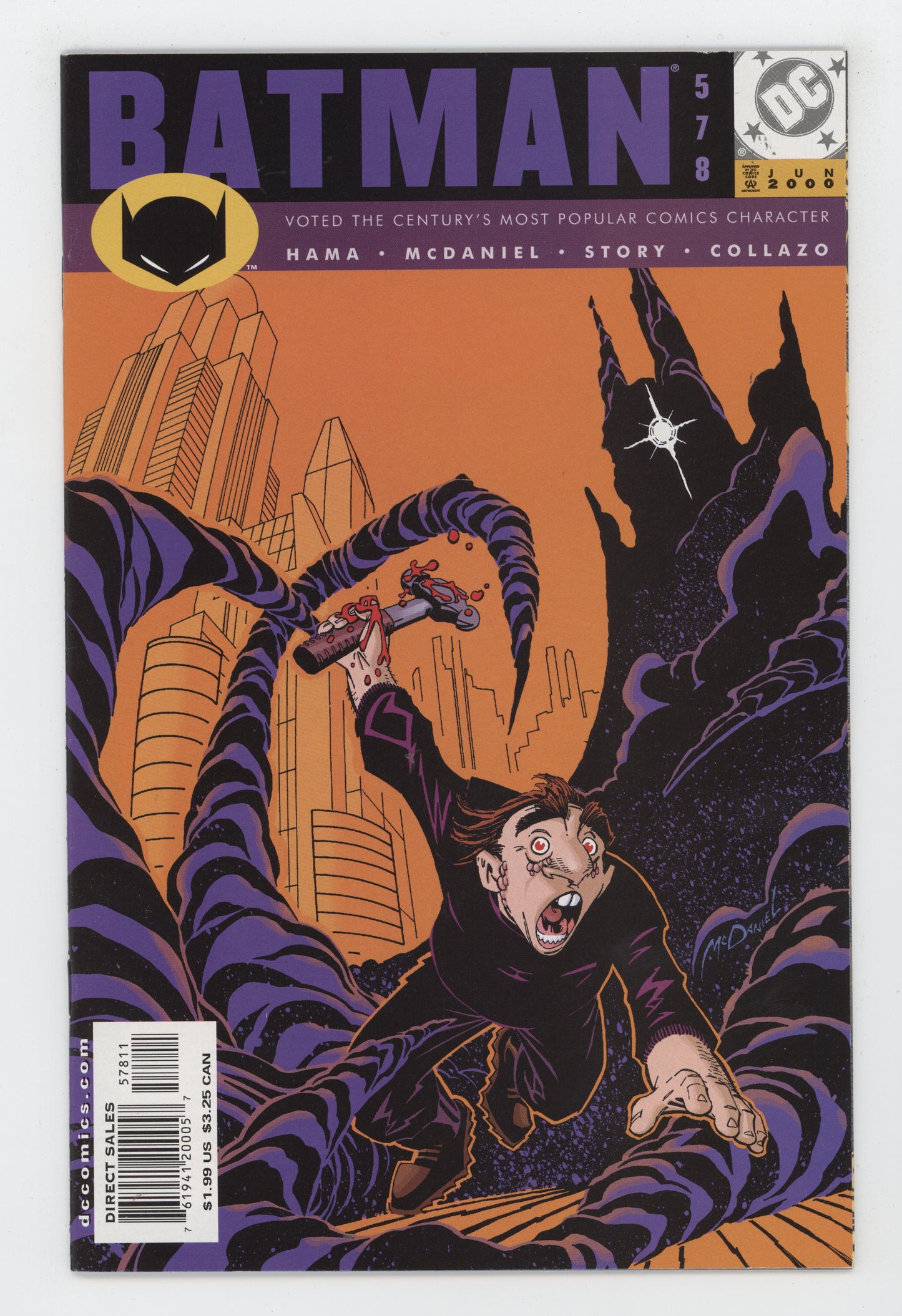 Batman 578 DC 2000 Scott McDaniel Larry Hama