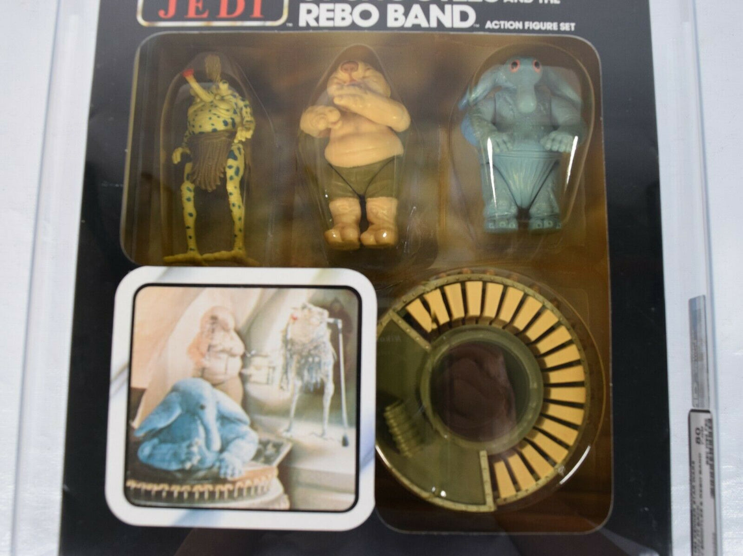 Star Wars ROTJ Sy Snootles Rebo Band Action Figure Kenner 1984 NIB AFA 80 Y