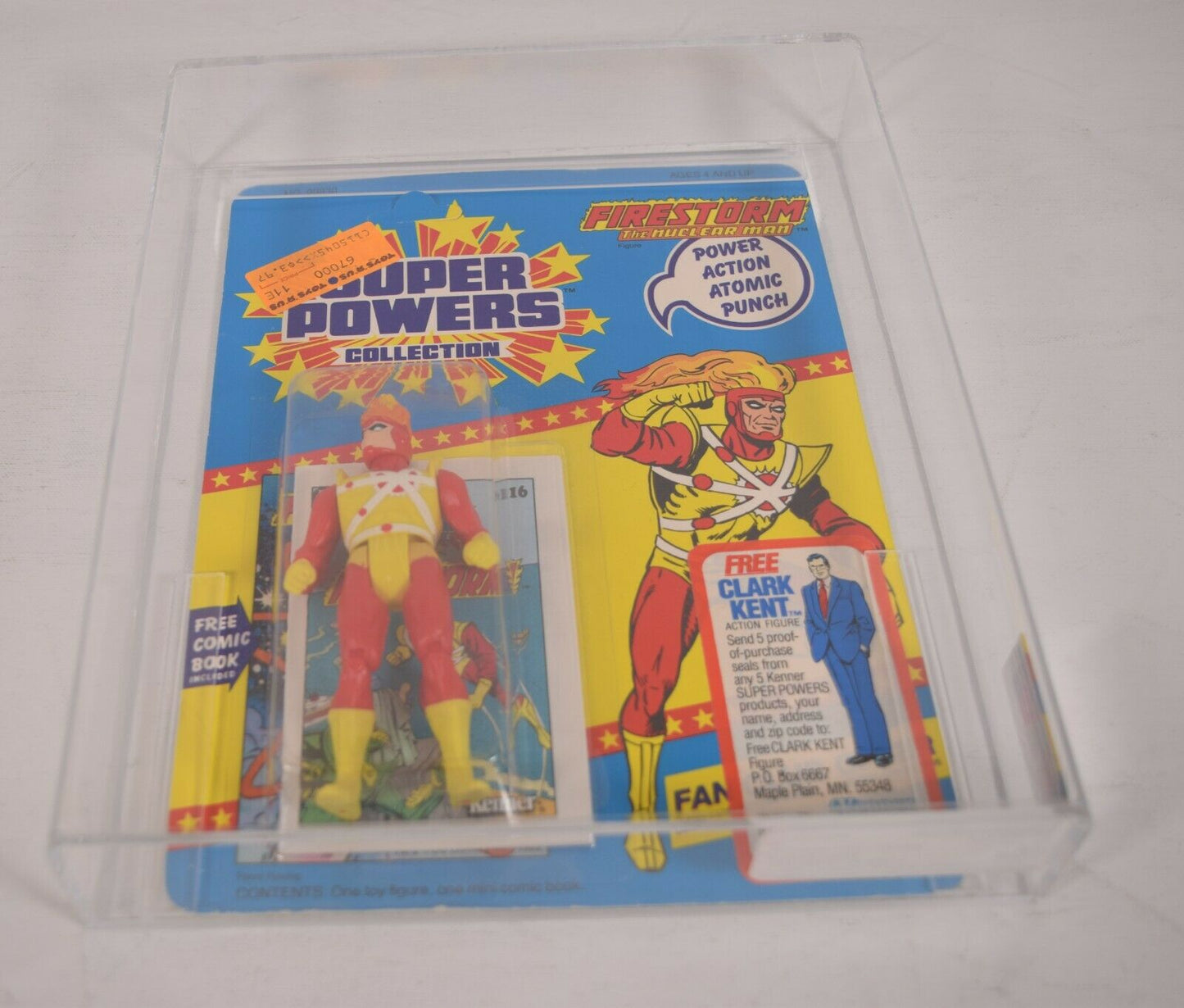Firestorm Action Figure DC Super Powers Kenner 1985 MOC 23 Back AFA 80