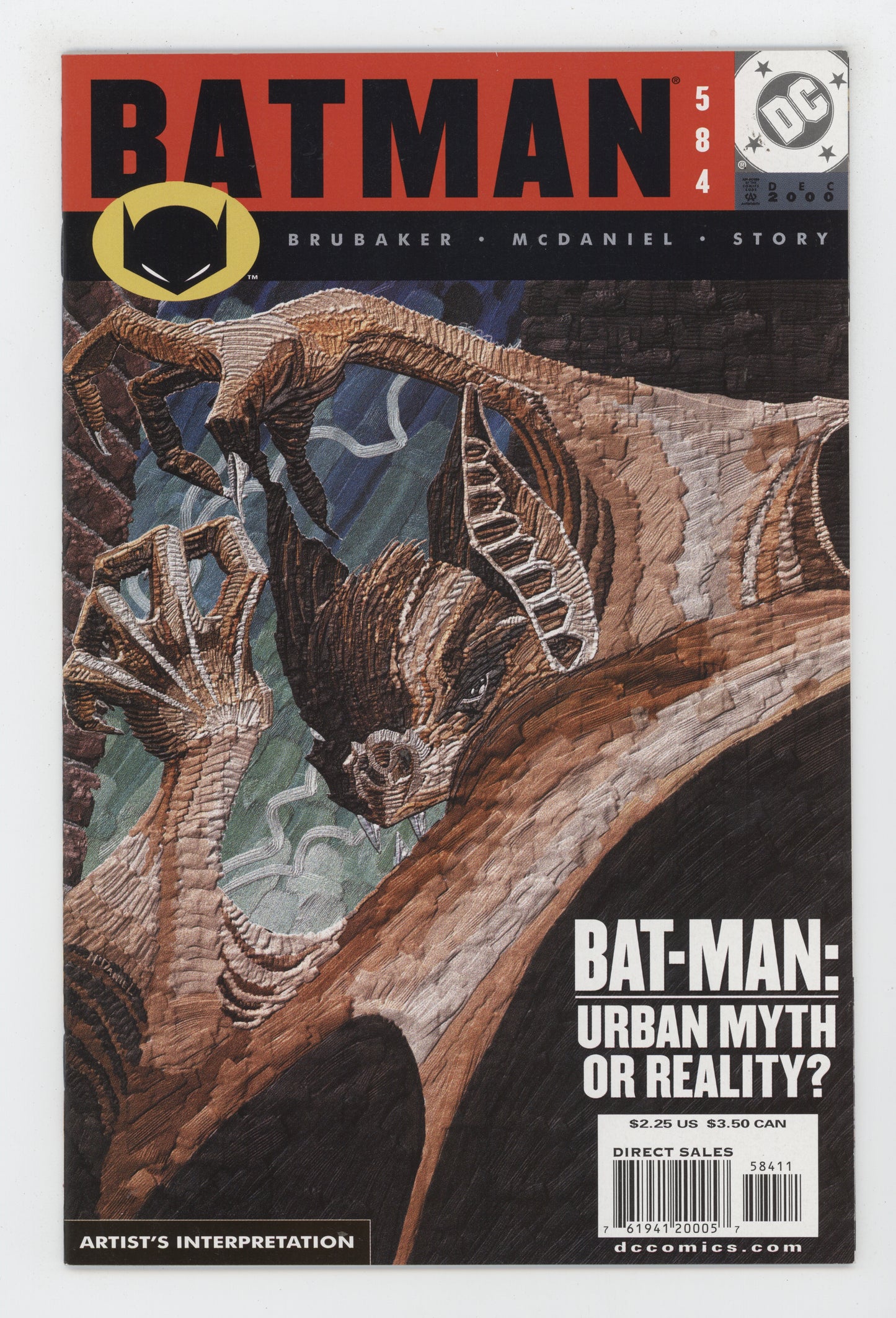 Batman 584 DC 2000 Scott McDaniel Ed Brubaker Penguin - Golden Apple Comics