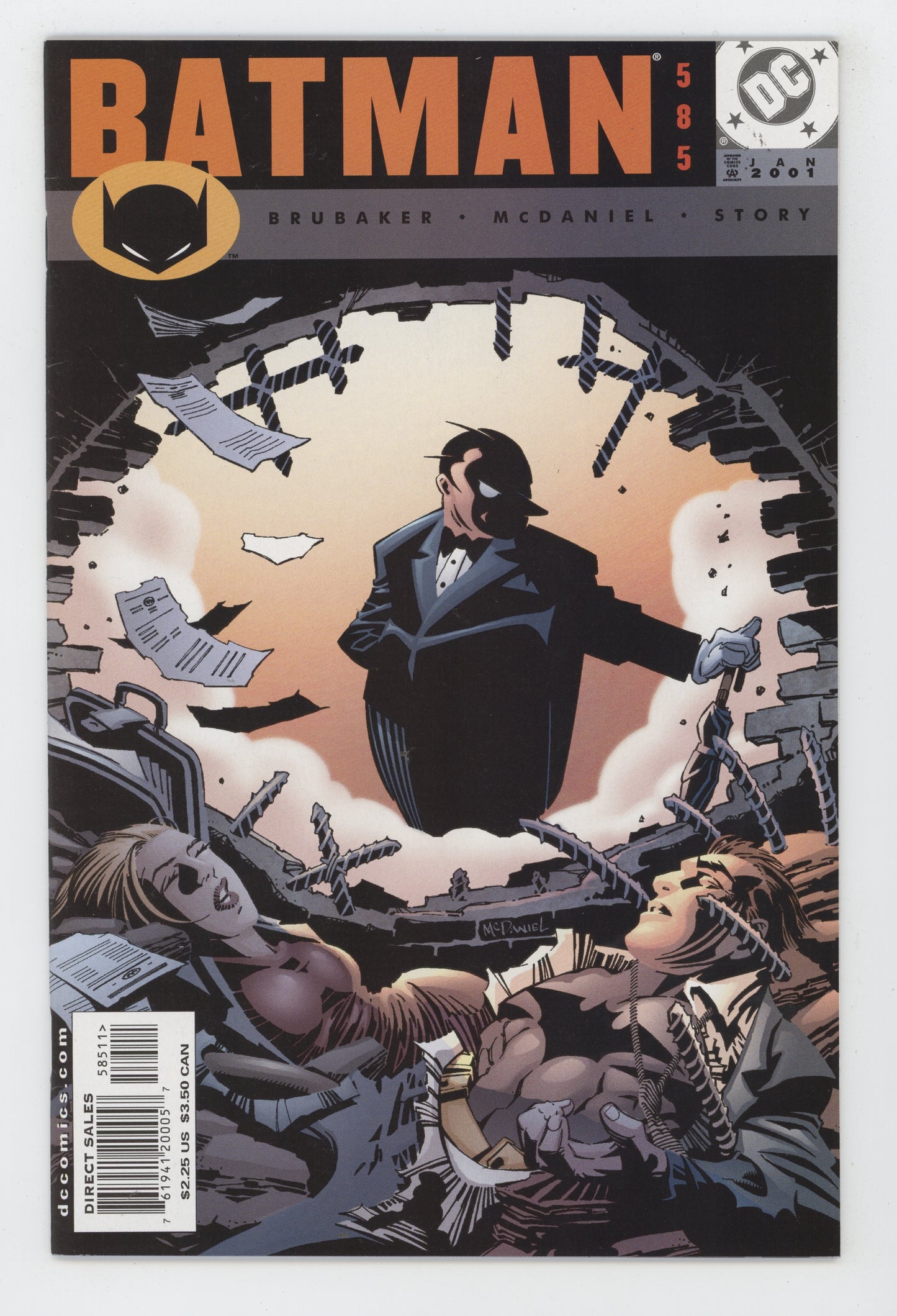 Batman 585 DC 2001 Scott McDaniel Ed Brubaker Penguin - Golden Apple Comics