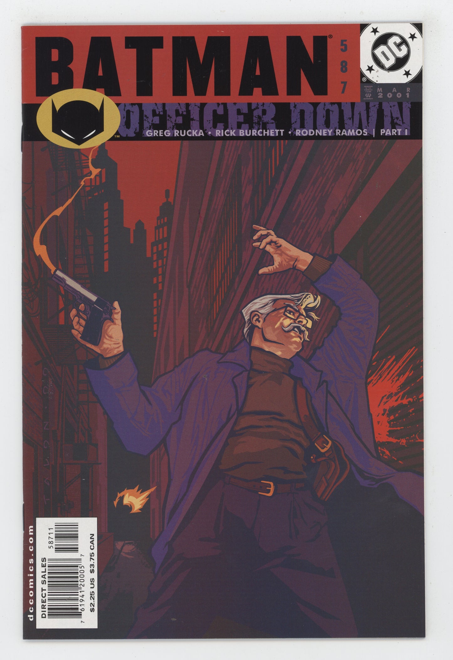 Batman 587 DC 2001 Durwin Talon Greg Rucka James Gordon