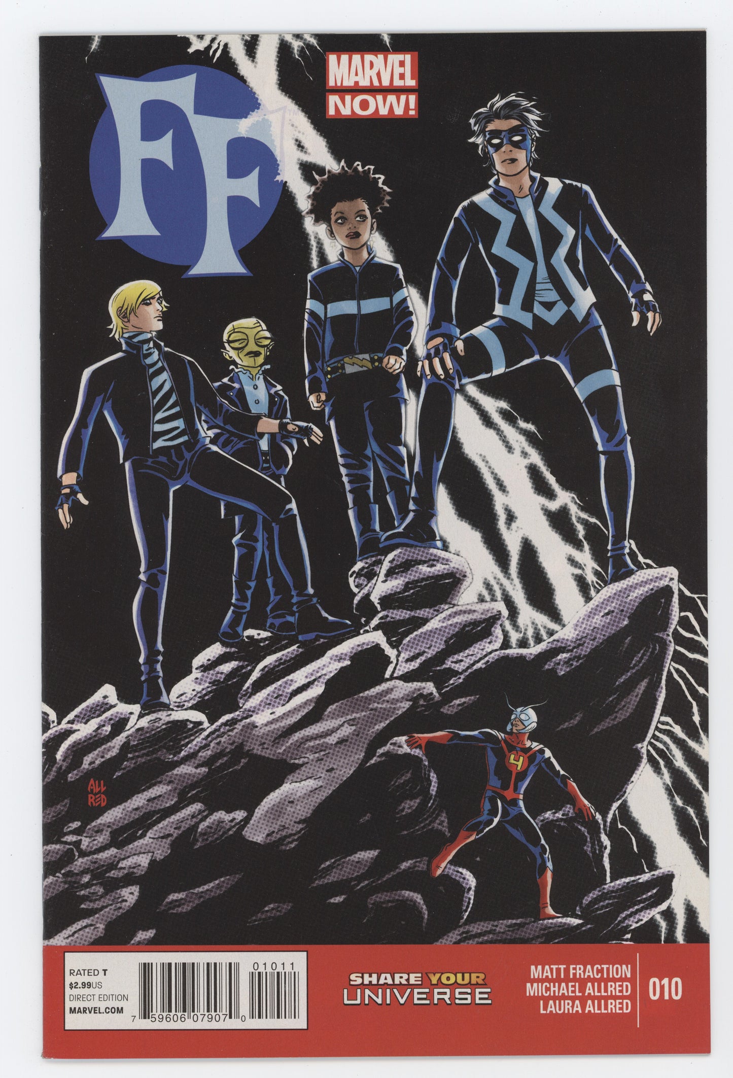 FF #10 2nd Series Marvel 2013 Mike Allred Matt Fraction Fantastic Four - Golden Apple Comics