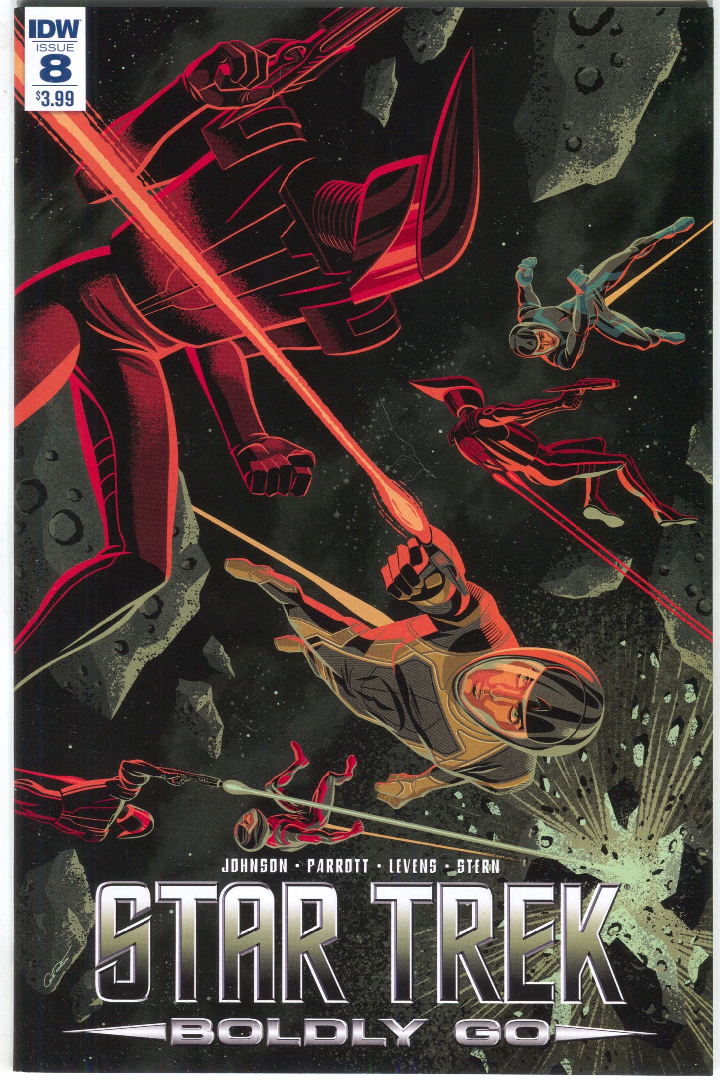 Star Trek Boldly Go 8 A IDW 2017 NM George Caltsoudas