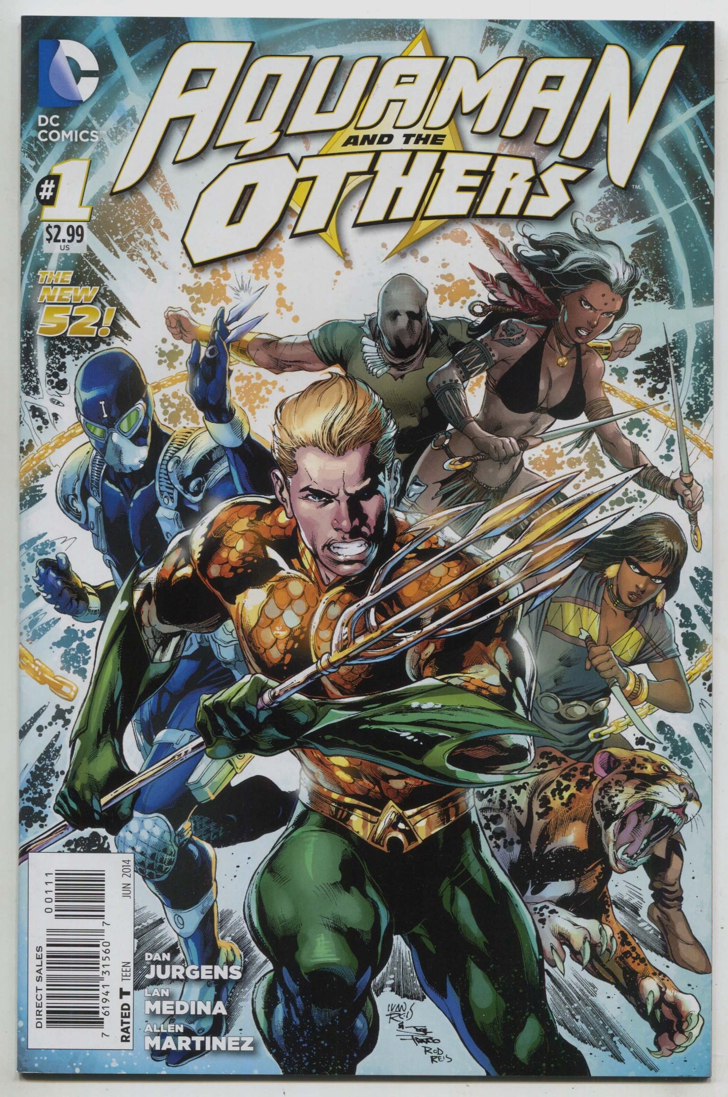 Aquaman And The Others 1 A DC 2014 NM Ivan Reis - Golden Apple Comics