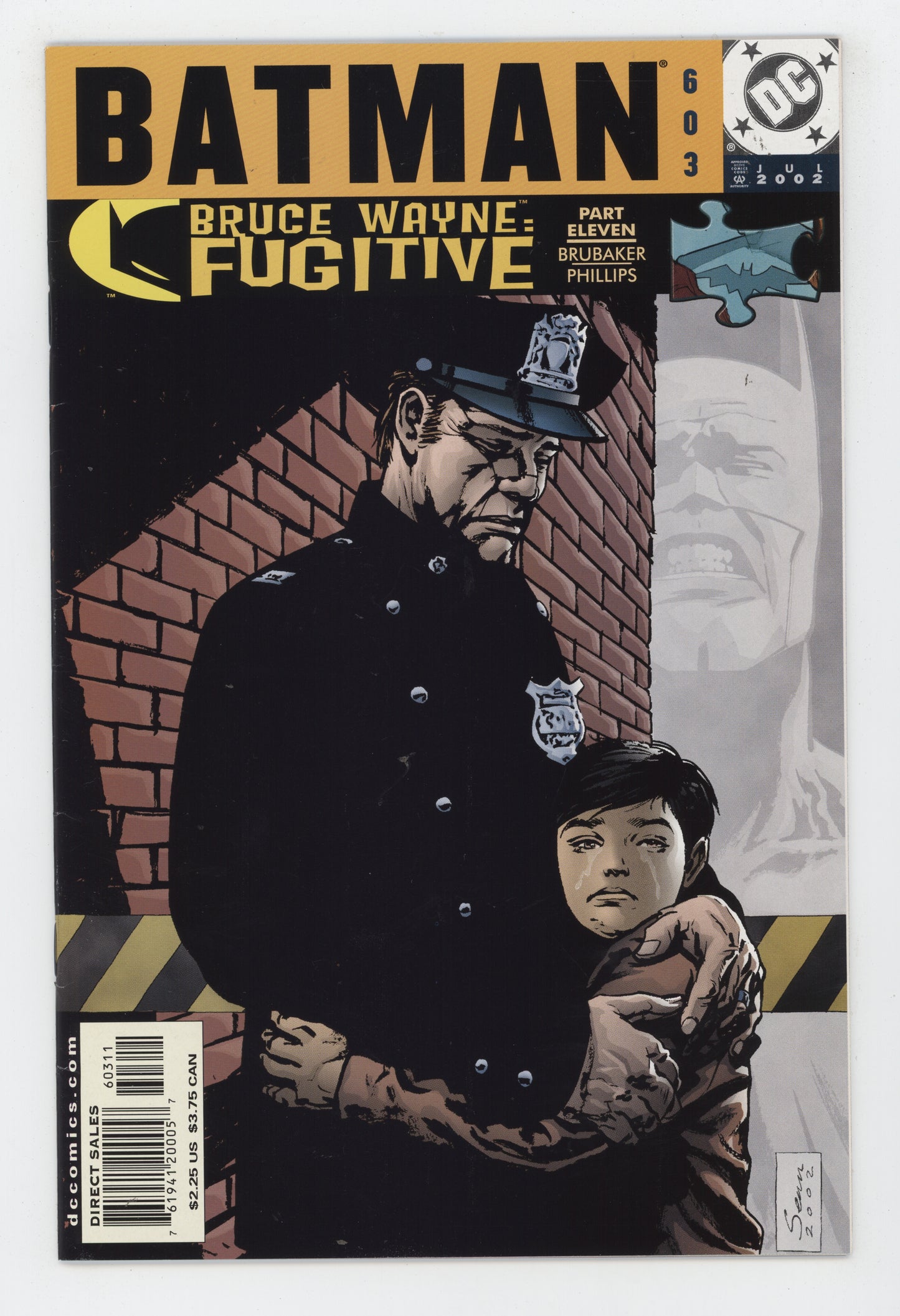 Batman 603 DC 2002 Sean Phillips Ed Brubaker Bruce Wayne Fugitive 11