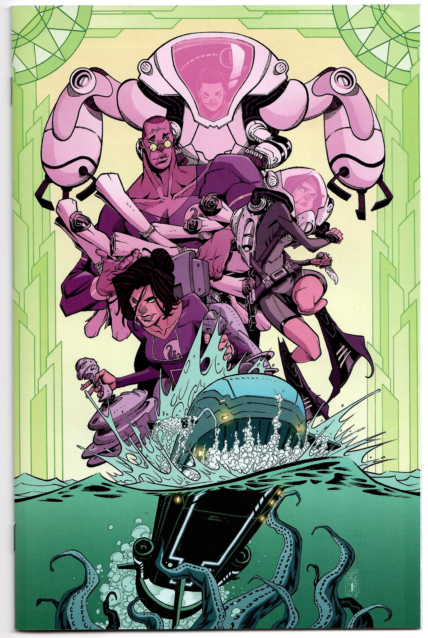 DEEP #1 Boom 2017 Jorge Corona Virgin ECCC Variant - Golden Apple Comics
