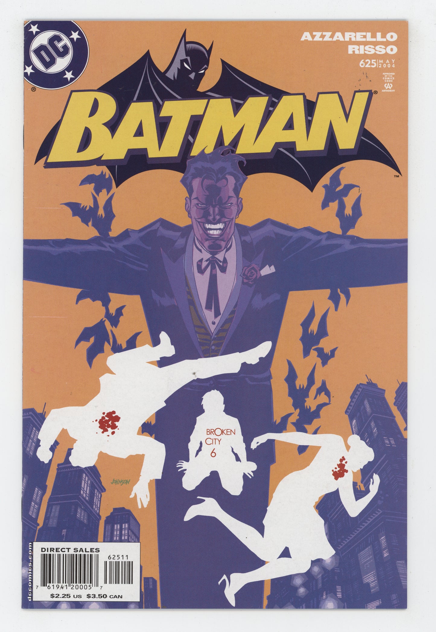 Batman 625 DC 2004 Dave Johnson Brian Azzarello