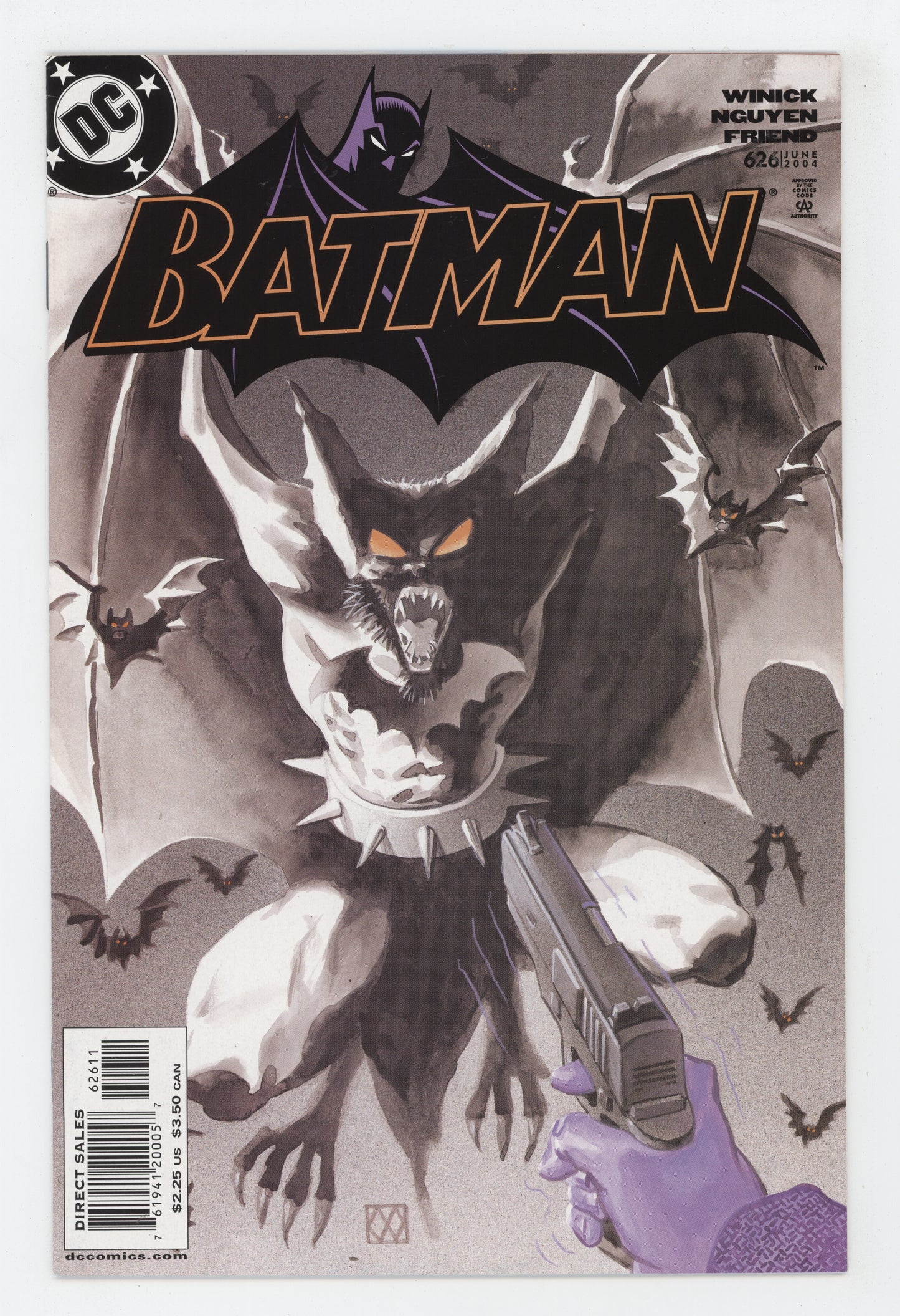 Batman 626 DC 2004 Matt Wagner Judd Winick Gun