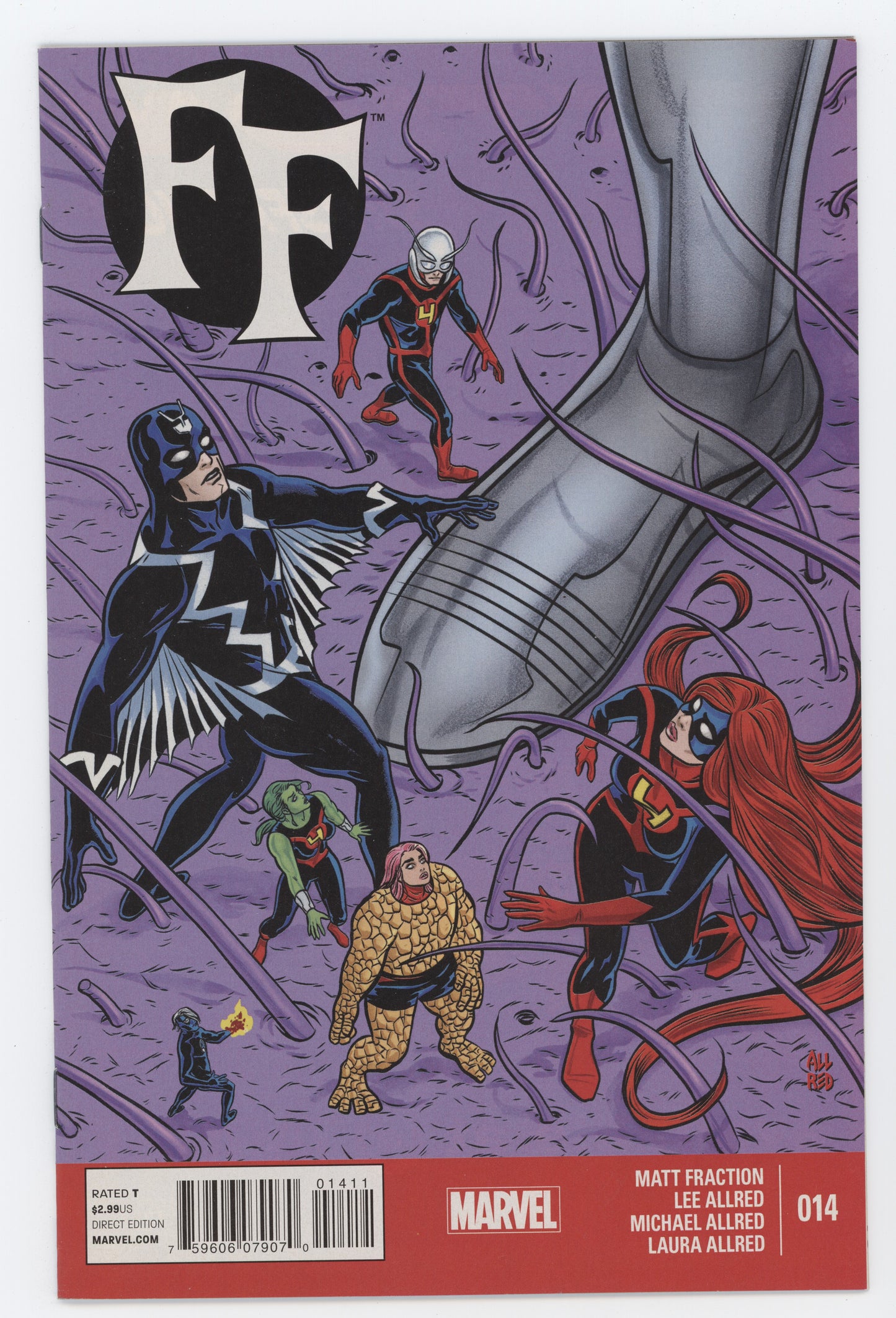 FF #14 2nd Series Marvel 2014 Mike Allred Matt Fraction Fantastic Four - Golden Apple Comics