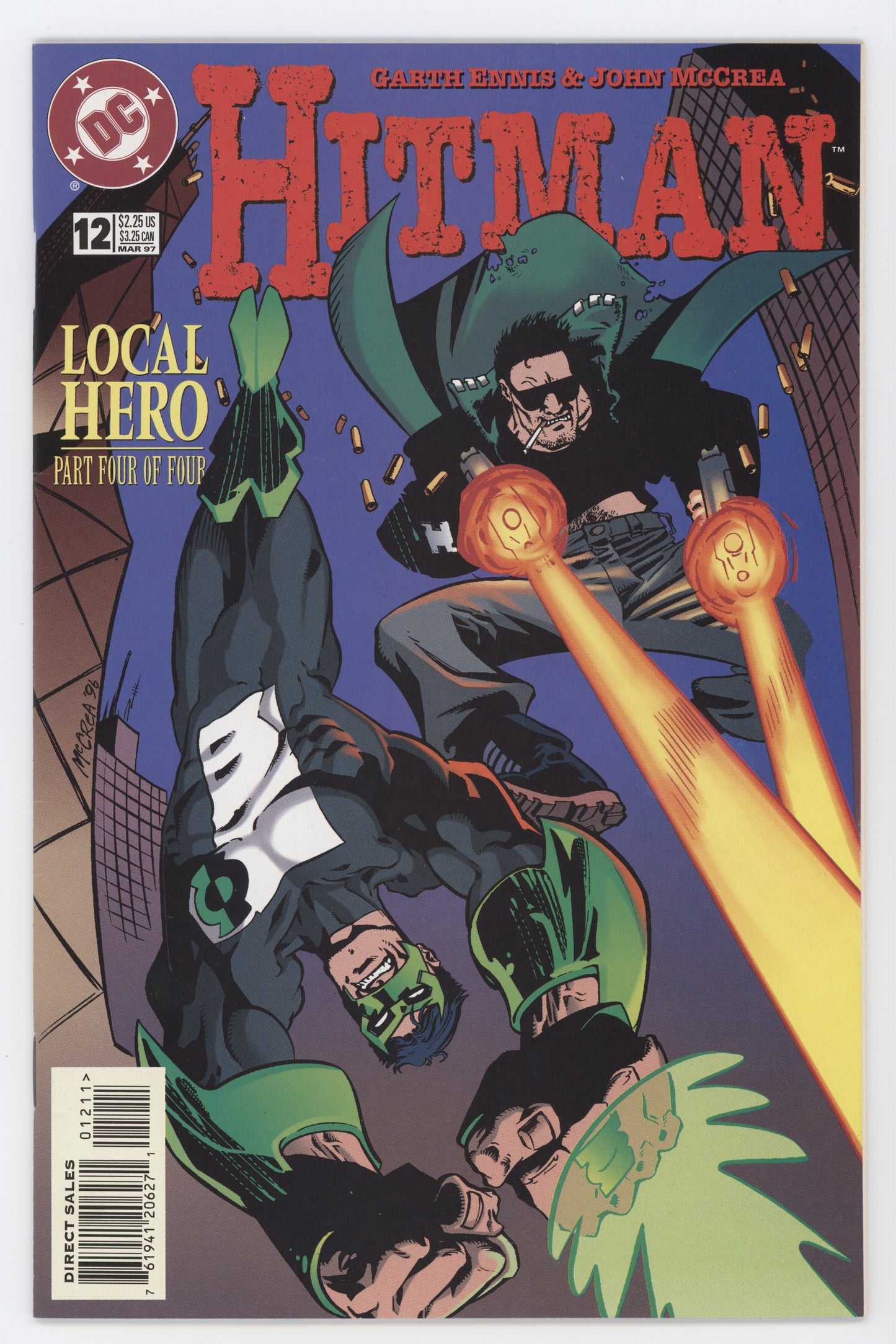 Hitman 12 DC 1997 NM Garth Ennis John McCrea Green Lantern