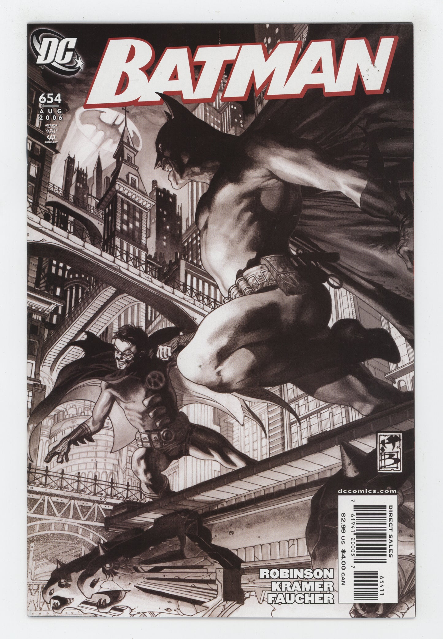 Batman 654 DC 2006 Simone Bianchi James Robinson Two-Face