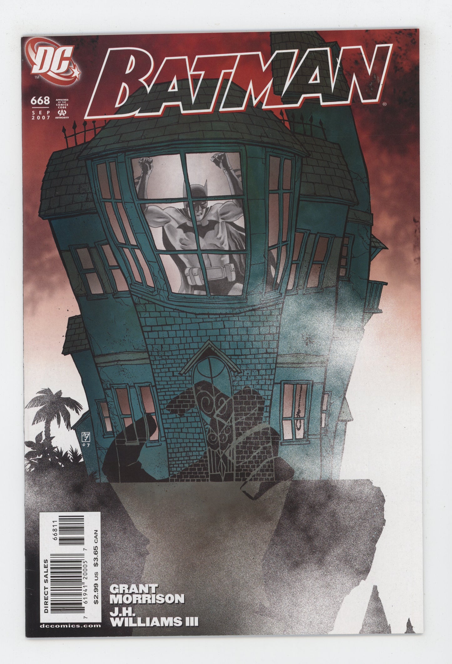 Batman 668 DC 2007 J.H. Williams Grant Morrison RIP Prelude 2