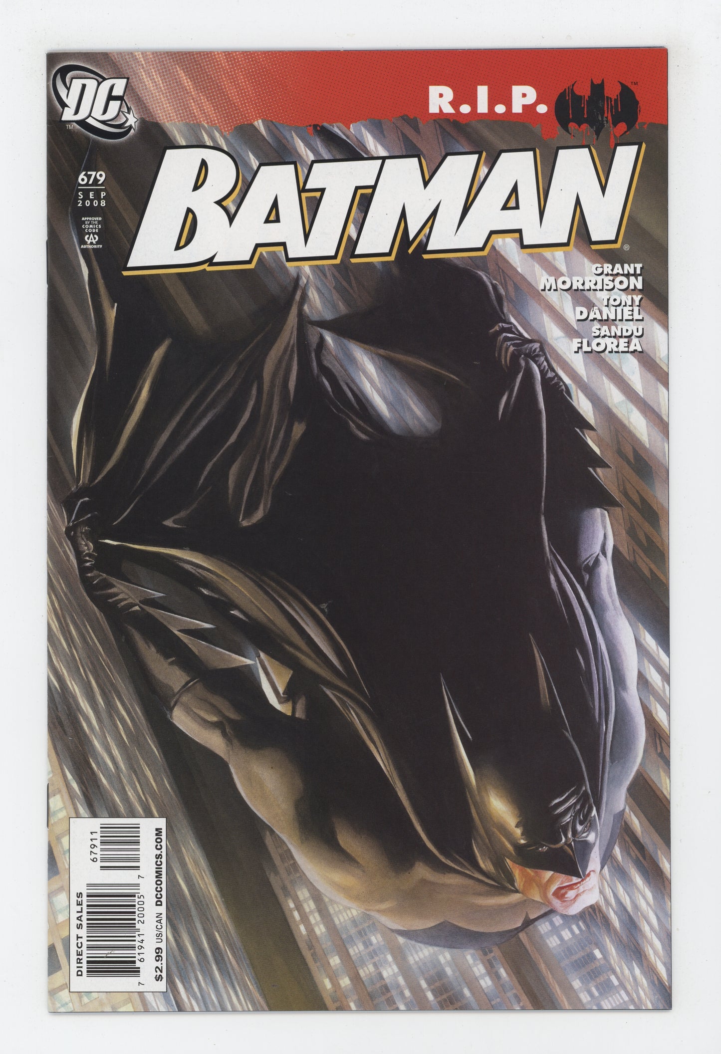Batman 679 DC 2008 Alex Ross Grant Morrison RIP 4