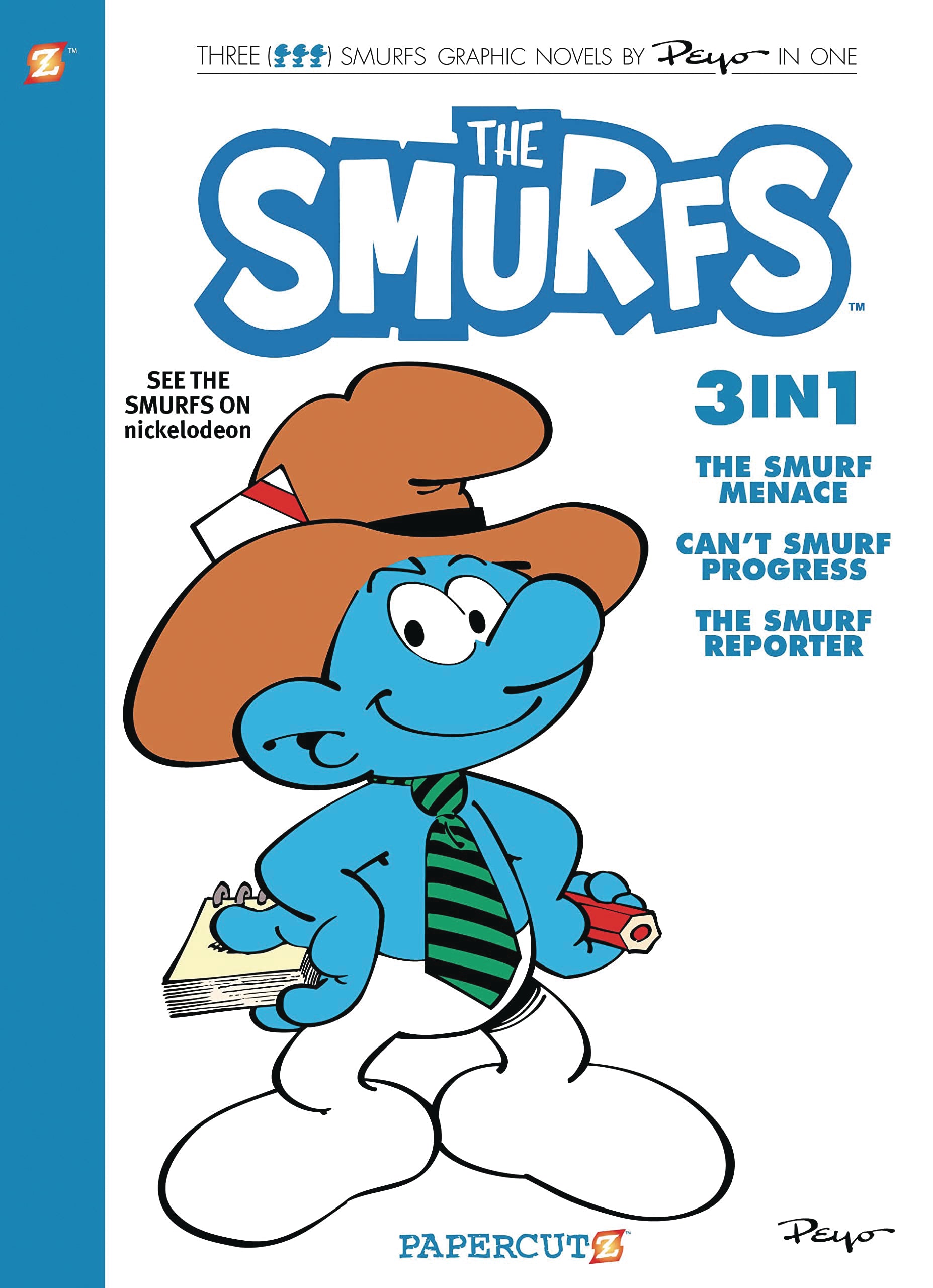 SMURFS 3IN1 GN VOL 08 (C: 0-1-1) (02/22/2023) PAPERCUTZ | Golden