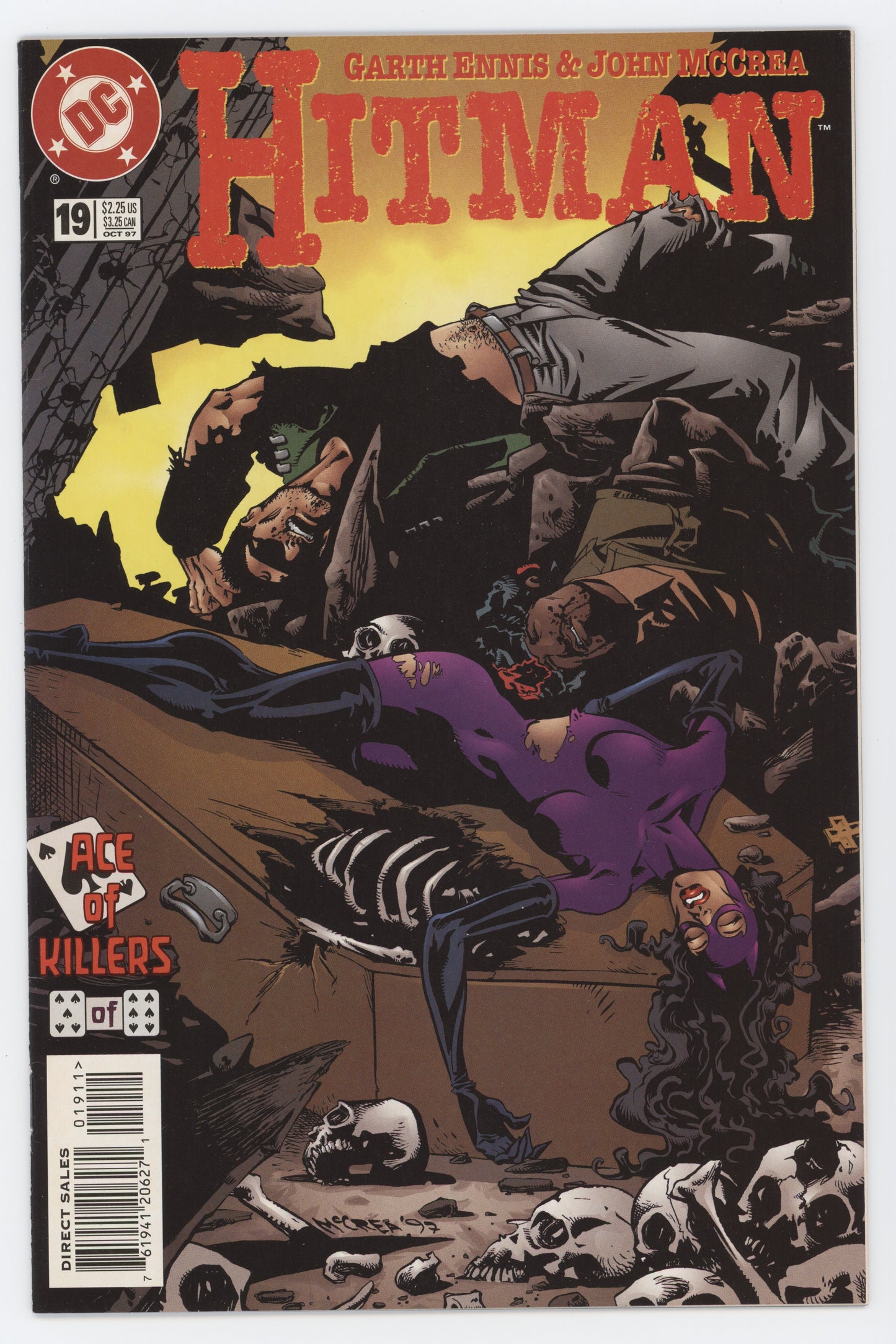 Hitman 19 DC 1997 NM- Garth Ennis John McCrea Demon Catwoman GGA
