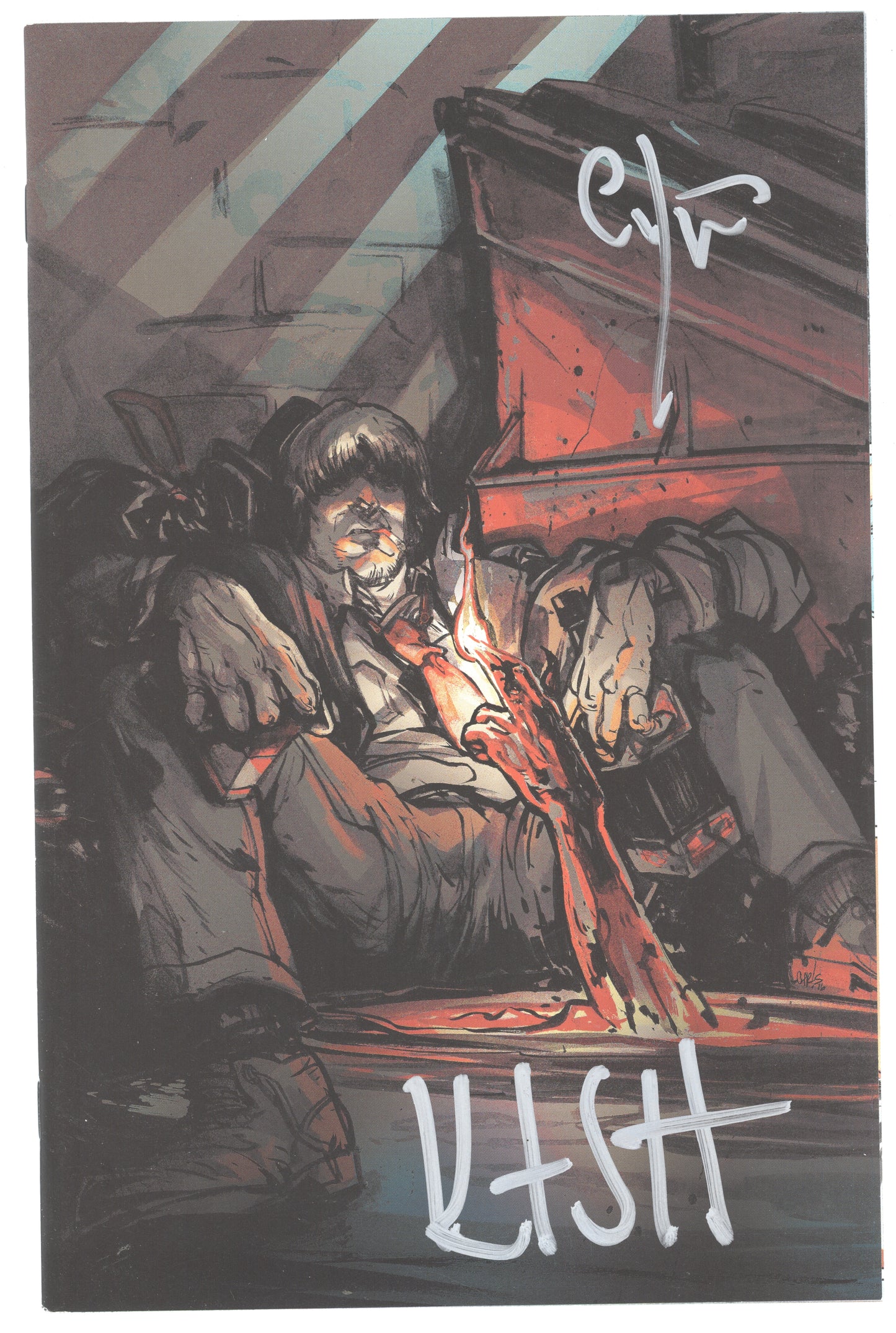Lucas Stand 1 Boom 2016 SDCC San Diego Comic Con Signed 2x Caitlin Kittredge Kurt Sutter - Golden Apple Comics