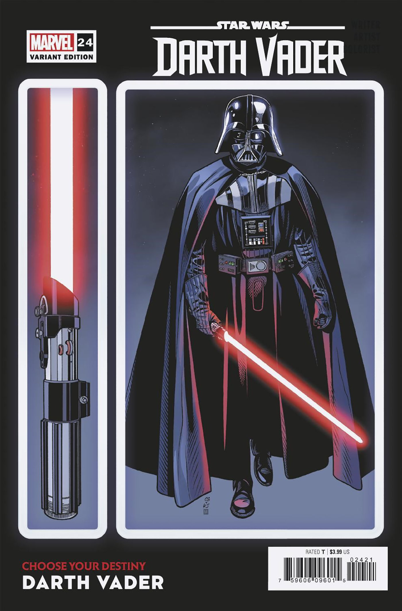 Star Wars Darth Vader #24 B Chris Sprouse Choose Your Destiny Variant (06/29/2022) Marvel - Golden Apple Comics