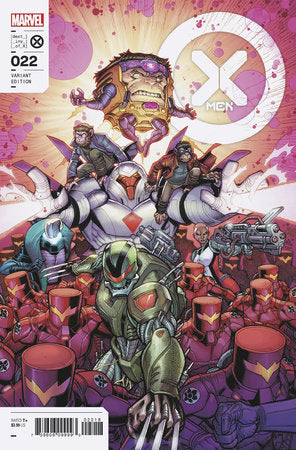 X-Men #22 H 1:25 Nick Bradshaw Variant (05/17/2023) Marvel - Golden Apple Comics