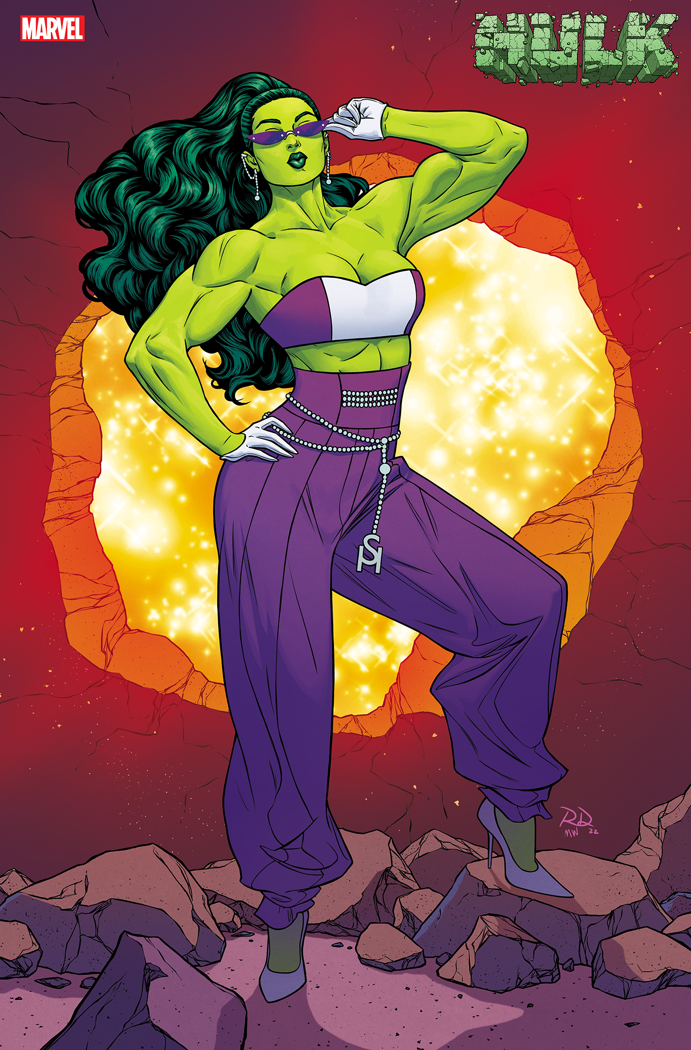 Hulk #8 C Russell Dauterman Hellfire Gala Variant (08/17/2022) Marvel - Golden Apple Comics