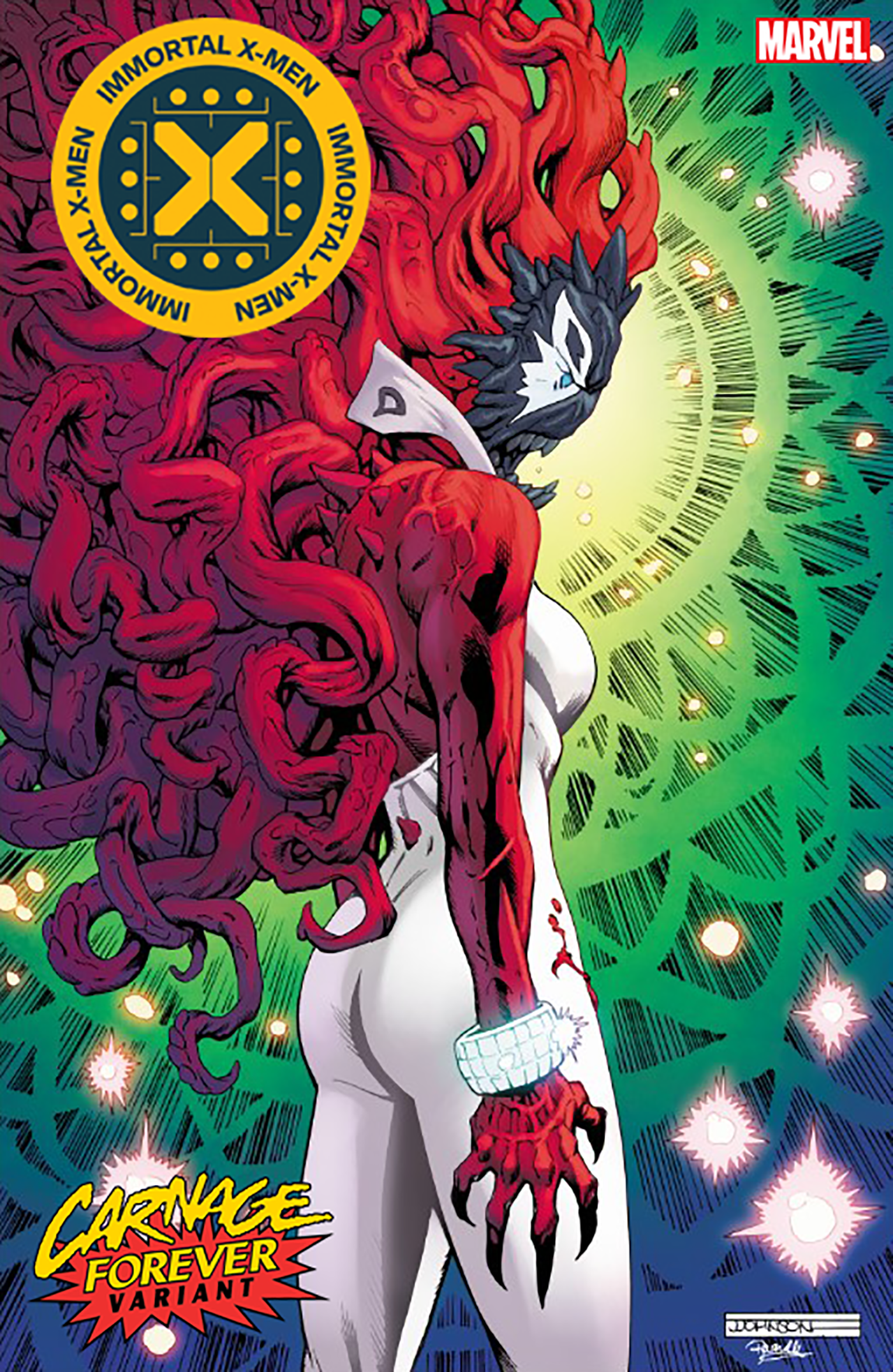 Immortal X-Men #1 C Jeff Johnson Carnage Forever Variant (03/30/2022) Marvel