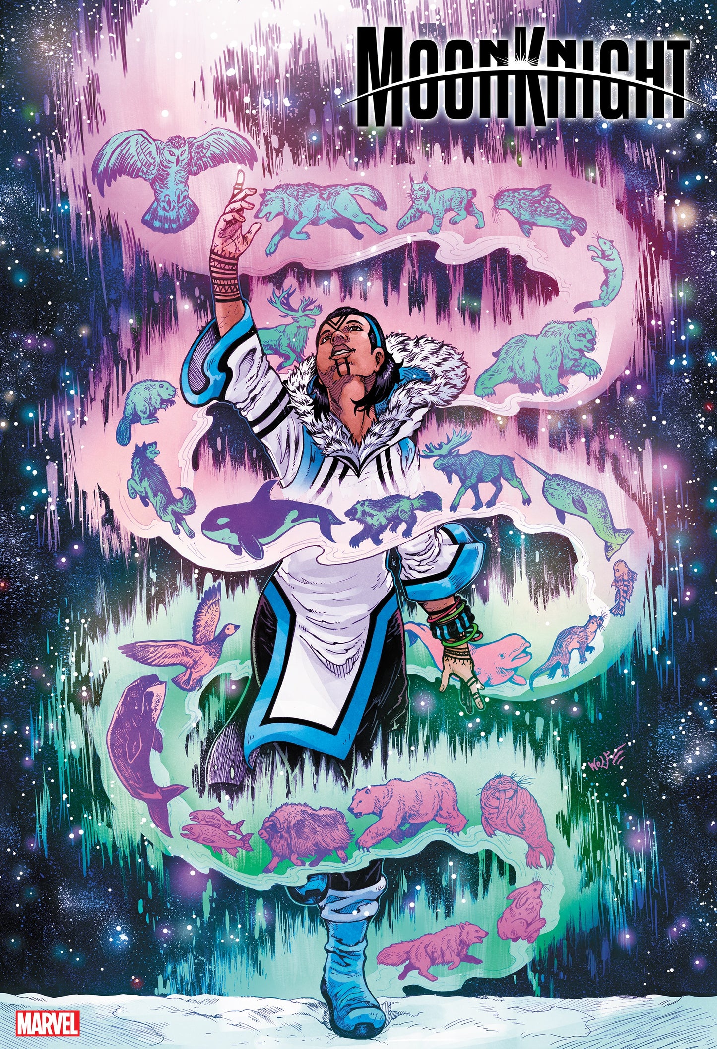 Moon Knight #5 C Maria Wolf Native American Heritage Variant (11/10/2021) Marvel