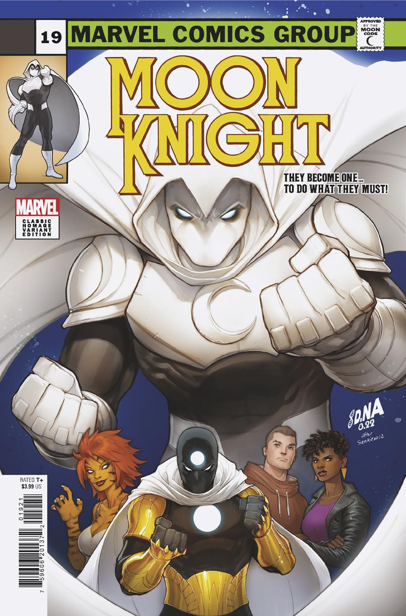 Moon Knight #19 B Marvel 2023 NM David Nakayama Classic Homage Variant