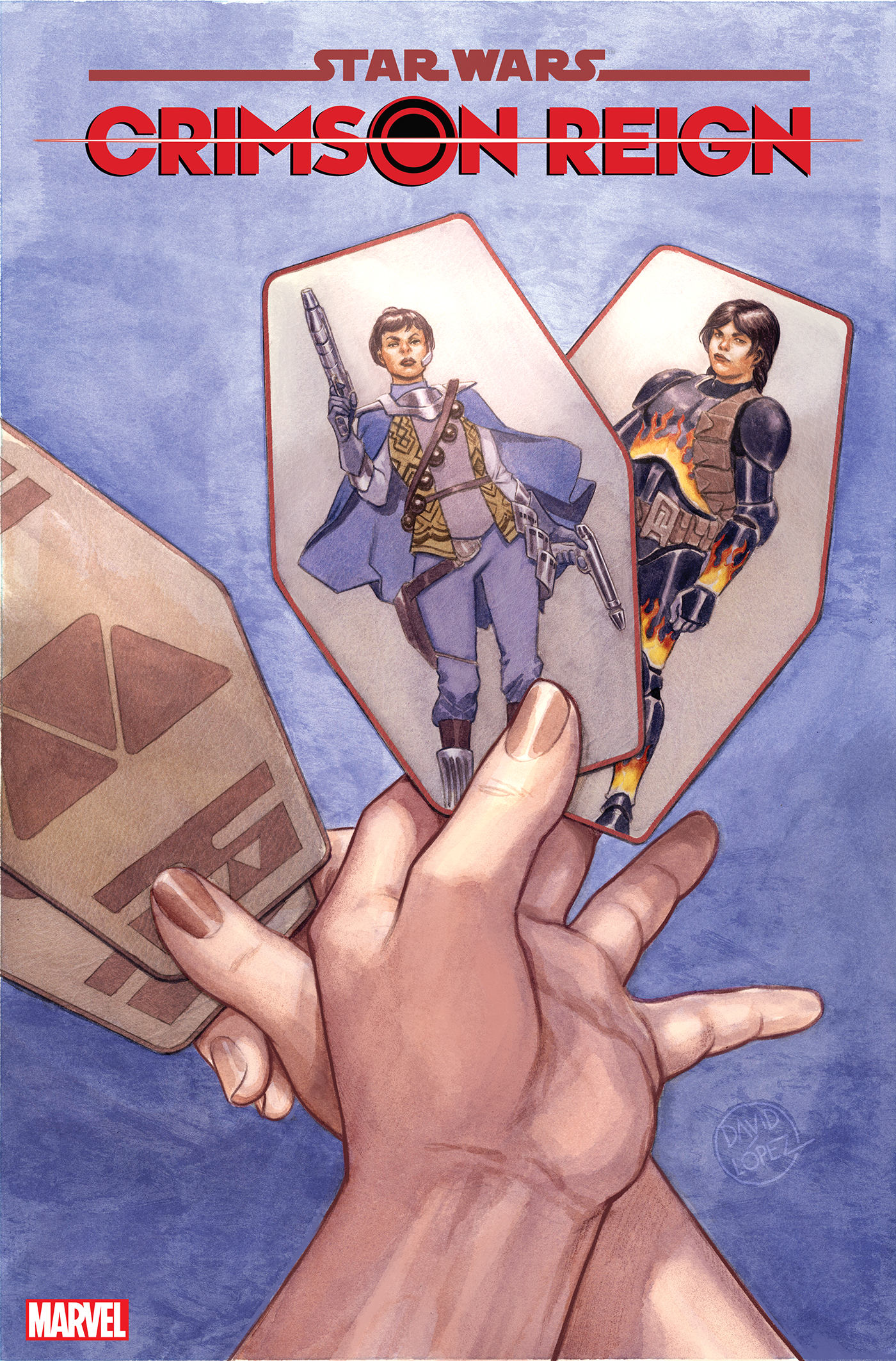 Star Wars Crimson Reign #4 (Of 5) 1:25 David Lopez Sabacc Card Variant (04/06/2022) Marvel