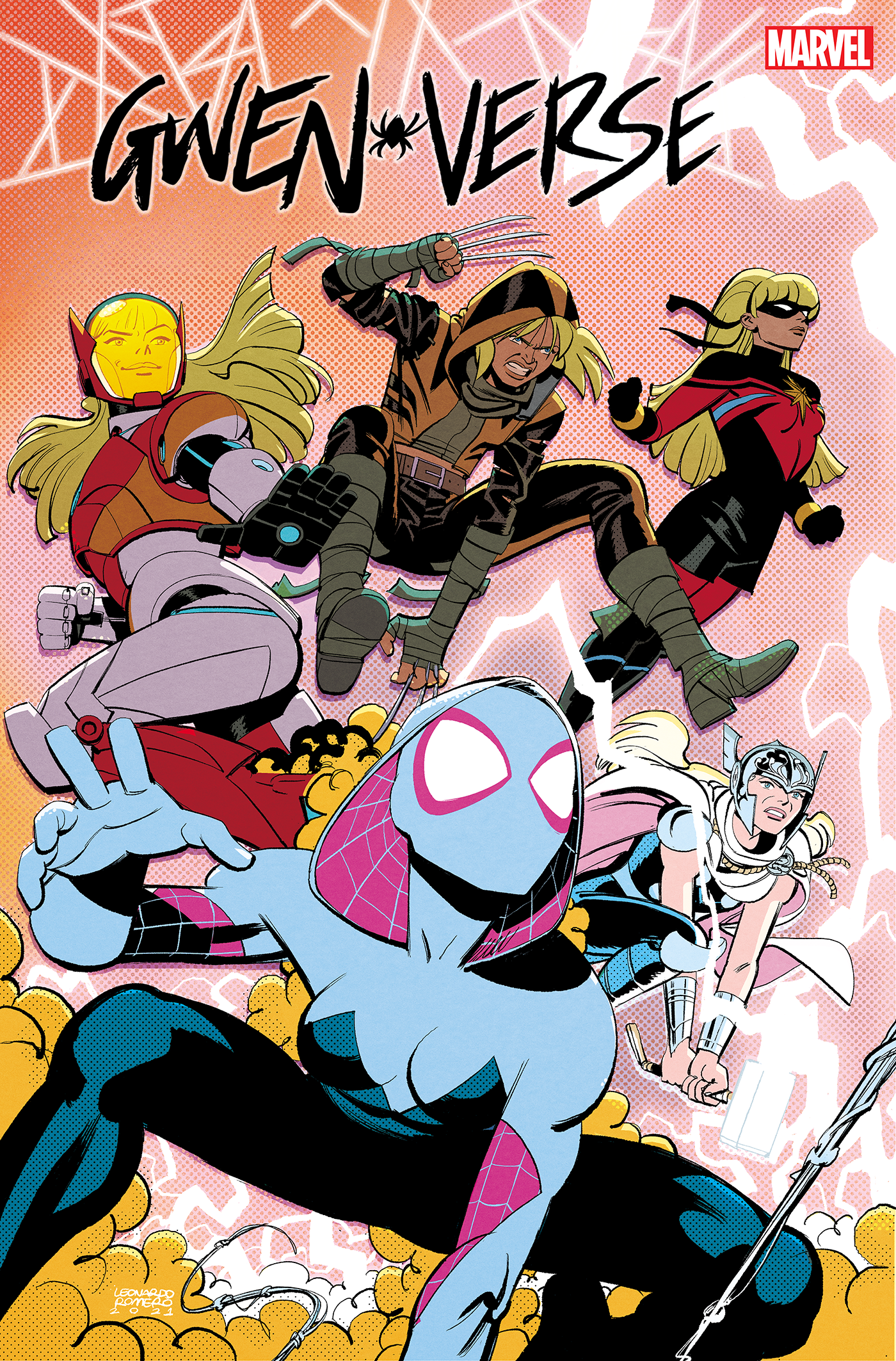Spider-Gwen Gwenverse #1 1:25 Leonardo Romero Variant (03/09/2022) Marvel - Golden Apple Comics