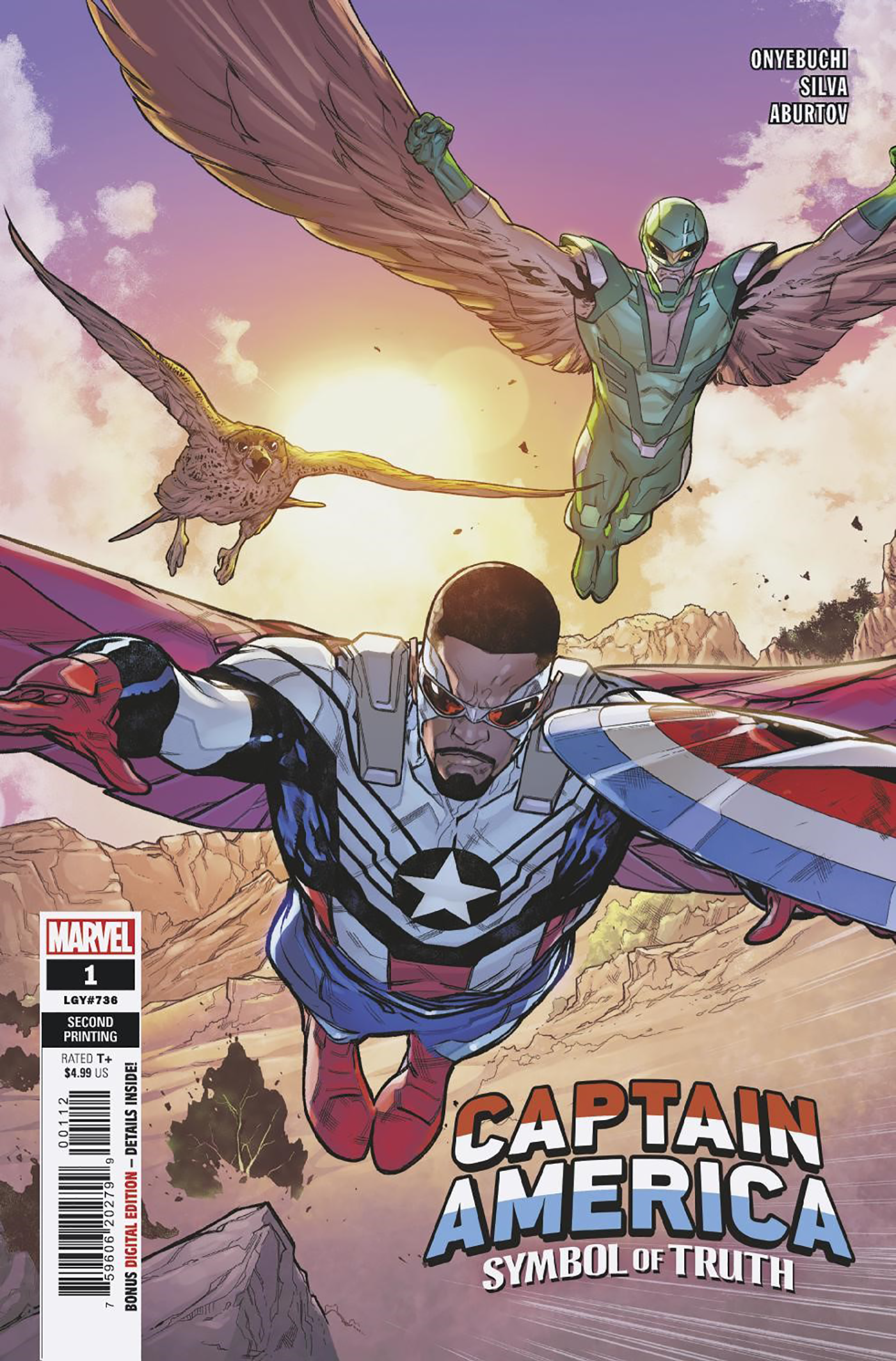 Captain America Symbol Of Truth #1 2nd Print R.B. Silva Variant (06/22/2022) Marvel - Golden Apple Comics