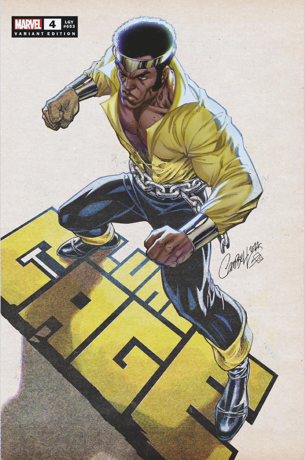 Daredevil #4 D J Scott Campbell Anniversary Variant Luke Cage (10/12/2022) Marvel