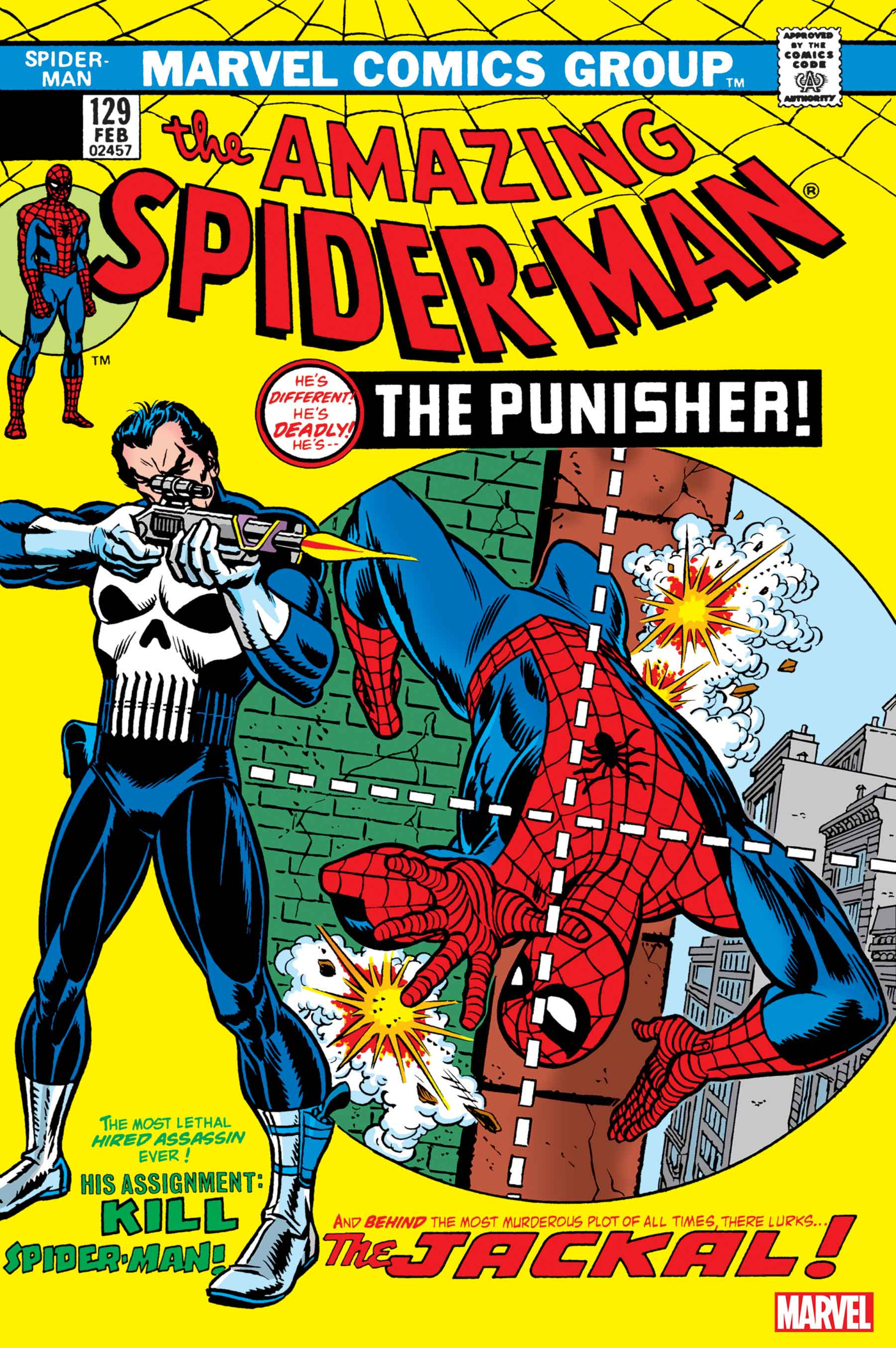 Amazing Spider-Man #129 Facsimile 1st Punisher Gil Kane Gerry Conway (02/22/2023) Marvel