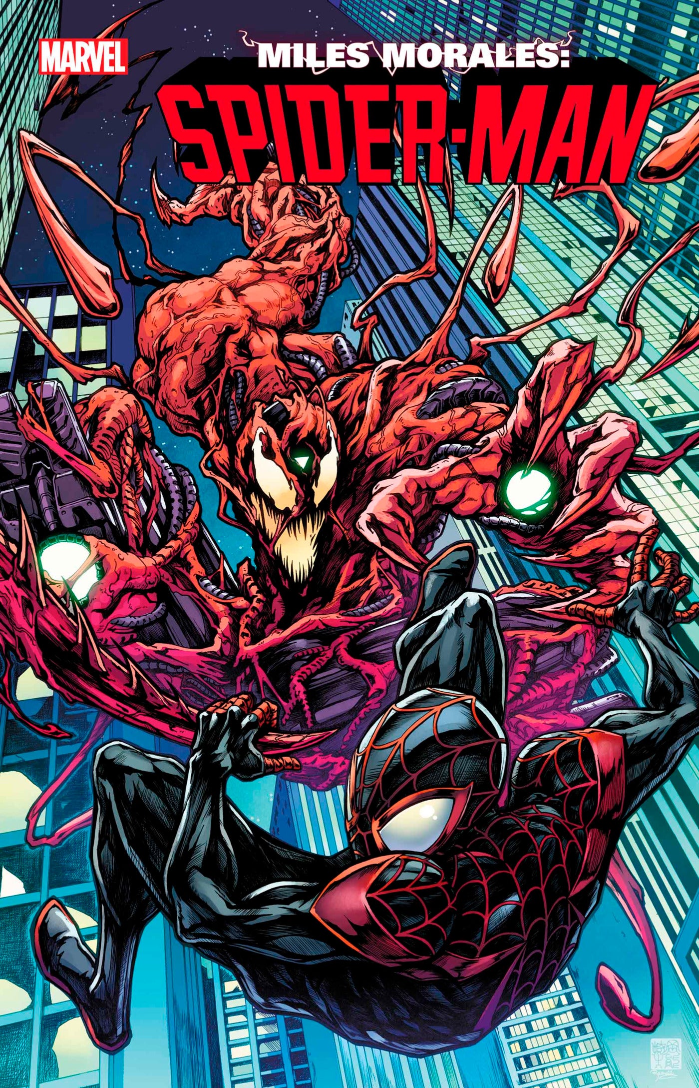 Spider-Man Miles Morales Chug Water Bottle - Red - 25 oz
