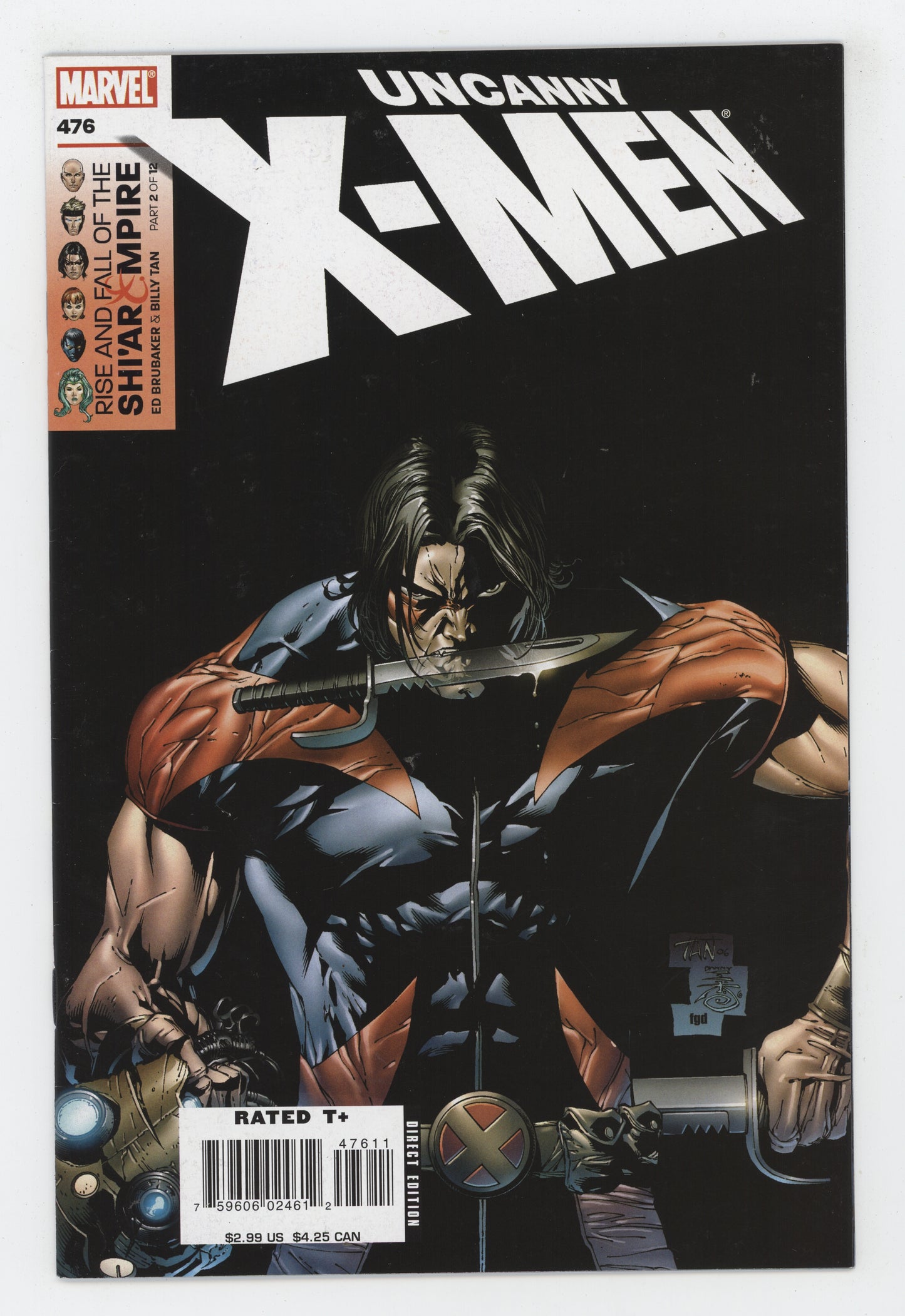 Uncanny X-Men 476 Marvel 2006 NM Billy Tan Warpath - Golden Apple Comics