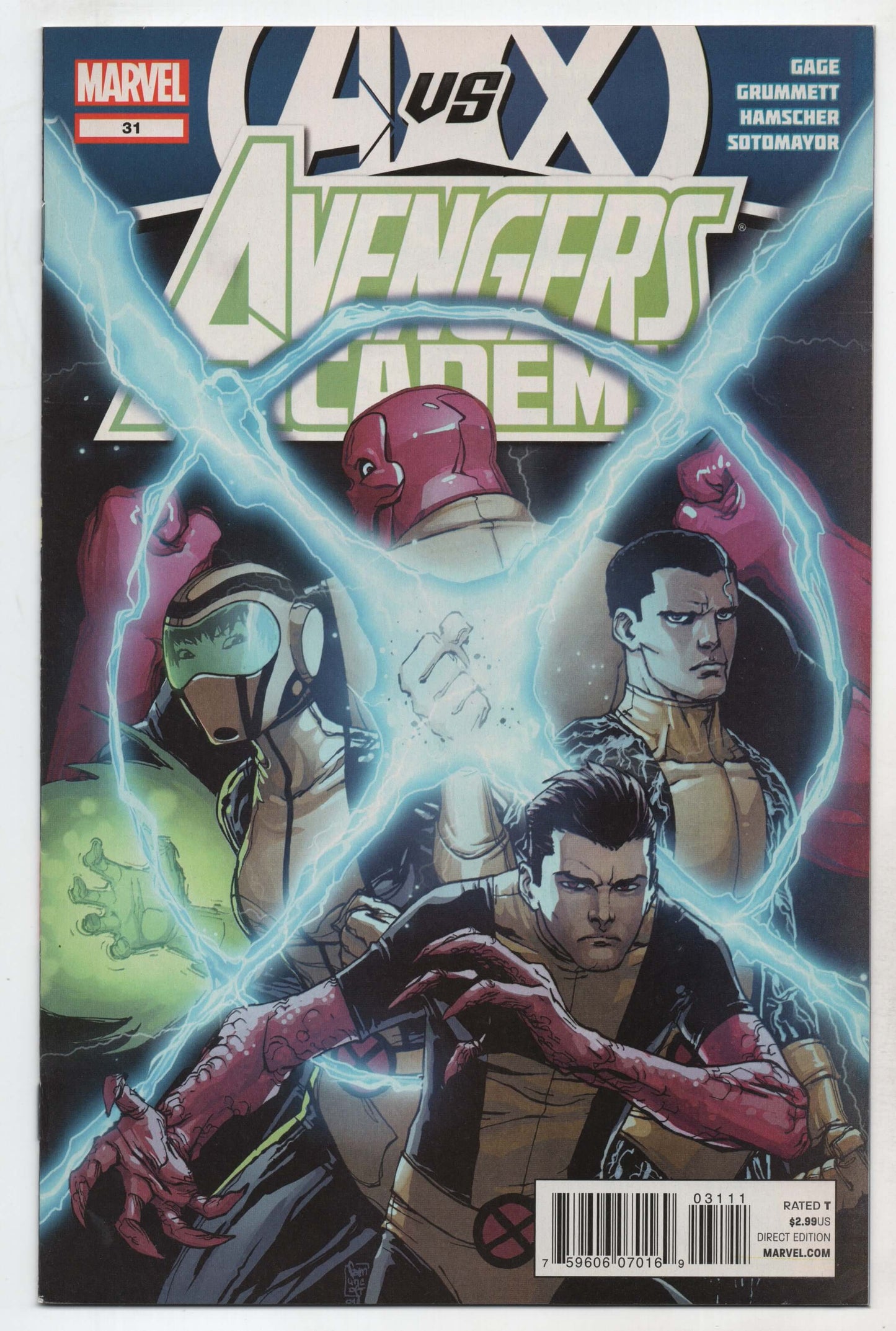 Avengers Academy 31 A Marvel 2012 NM Giuseppe Camuncoli AVX Vs X-Men - Golden Apple Comics