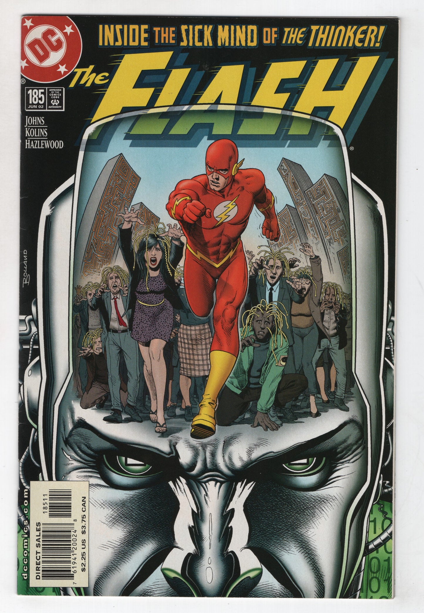 Flash 185 2nd Series DC 2002 NM Geoff Johns Brian Bolland - Golden Apple Comics