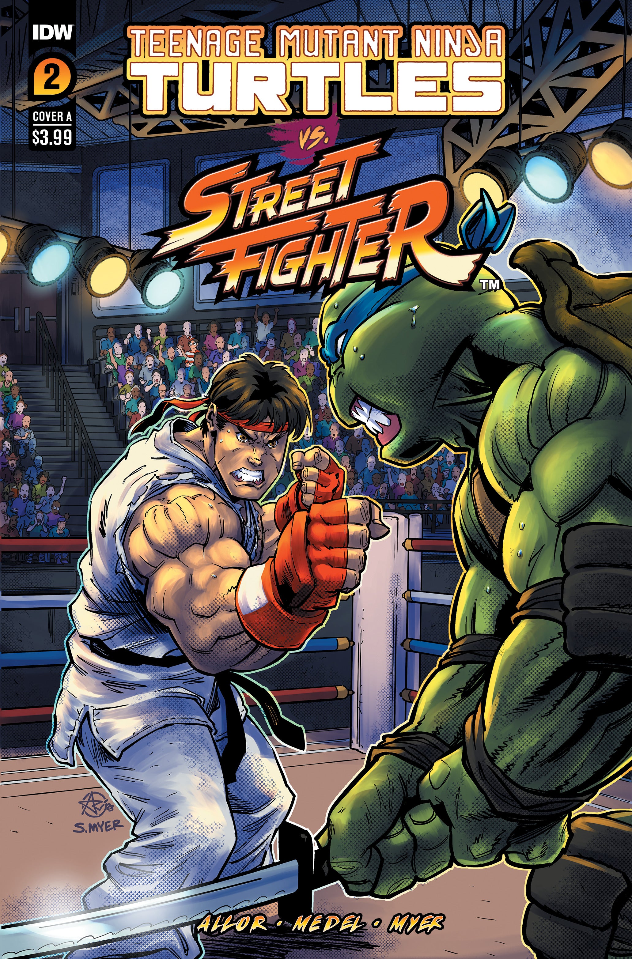 Ariel　Street　Myer　(Of　Fighter　Apple　(07/19/2023)　Teenage　Ninja　TMNT　Turtles　Medel　Comics　Idw　Mutant　5)　#2　Sarah　Golden　Vs　A
