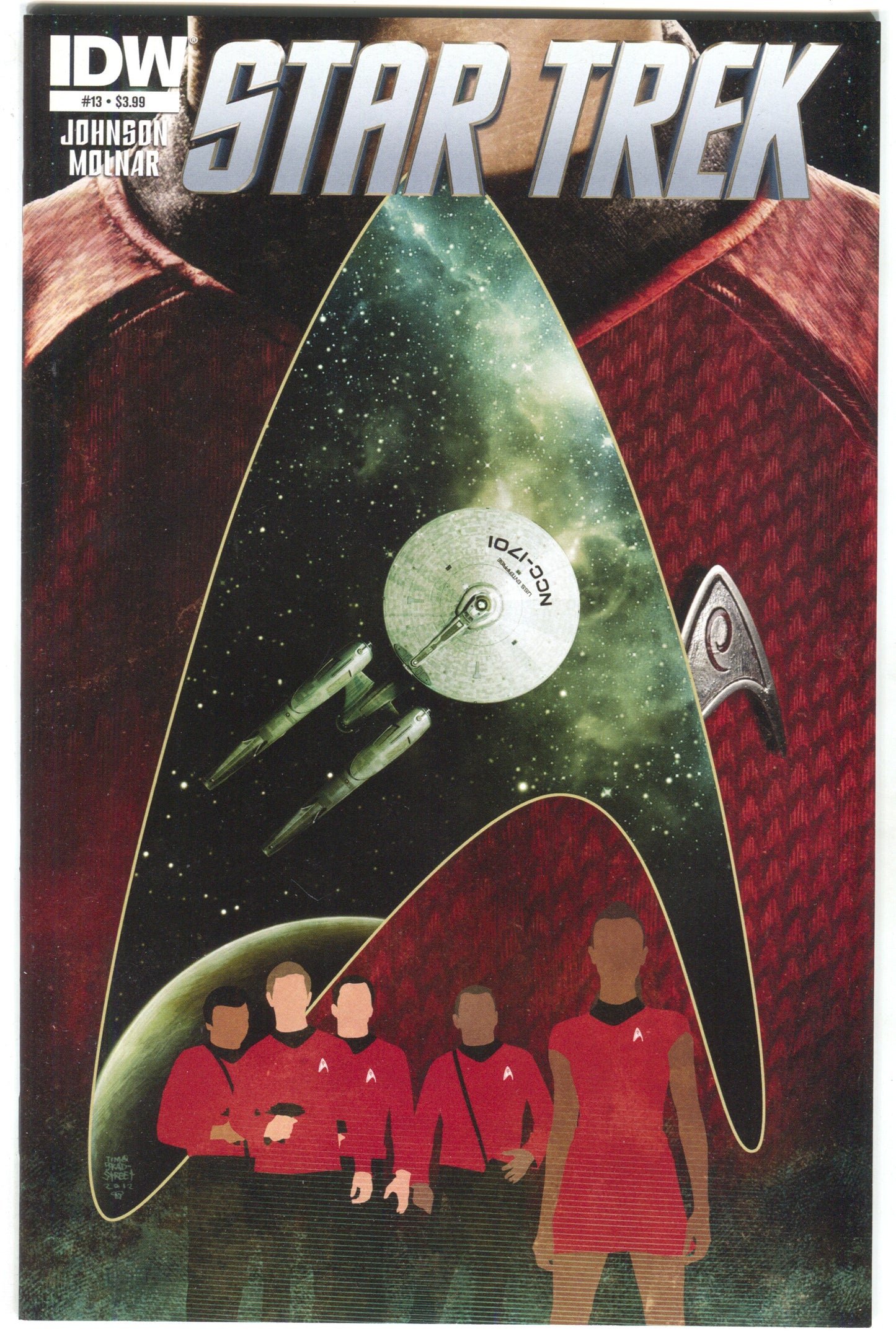 Star Trek 13 A IDW 2012 NM Tim Bradstreet - Golden Apple Comics