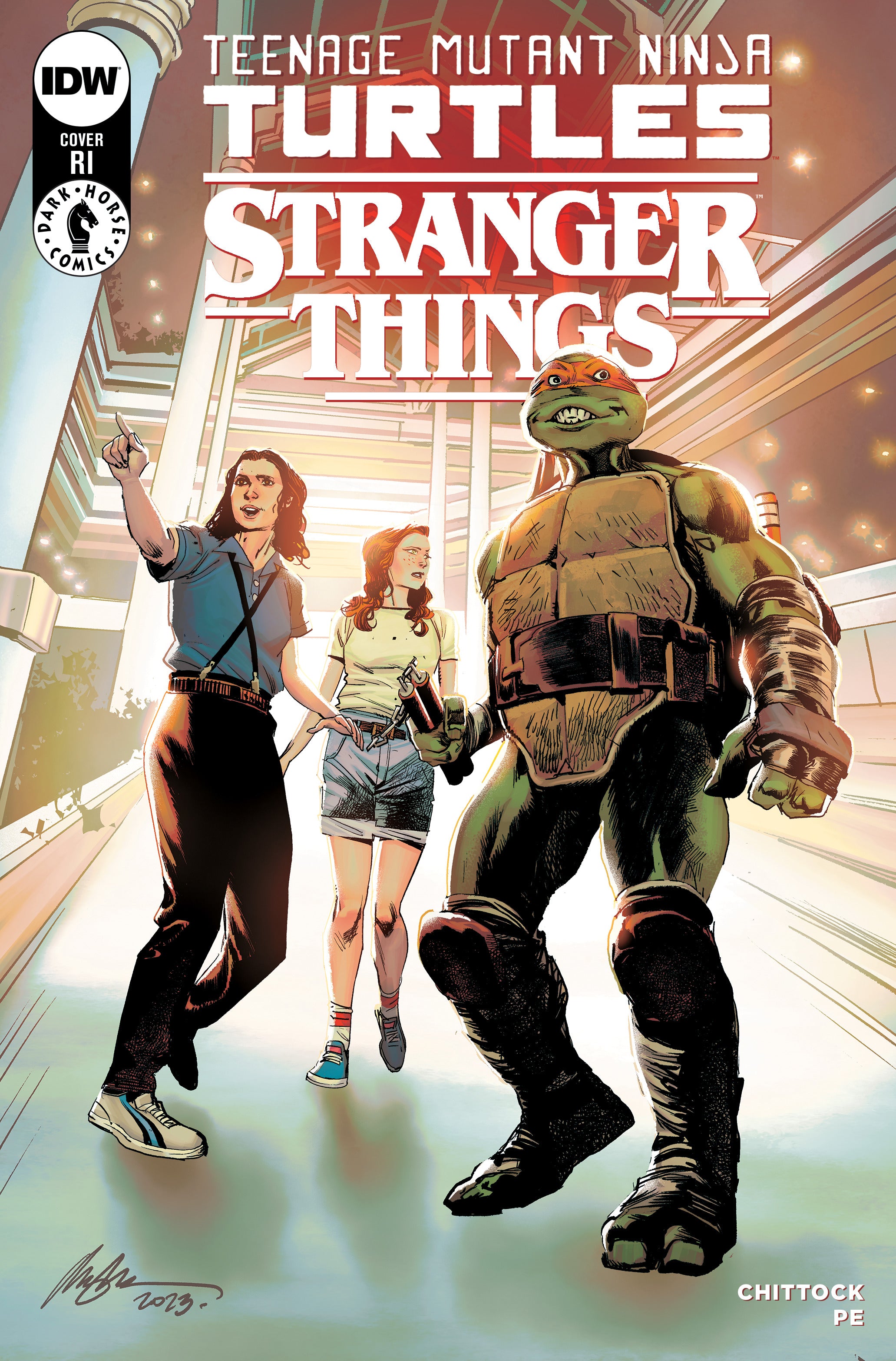 STRANGER THINGS and TEENAGE MUTANT NINJA TURTLES Comic Book