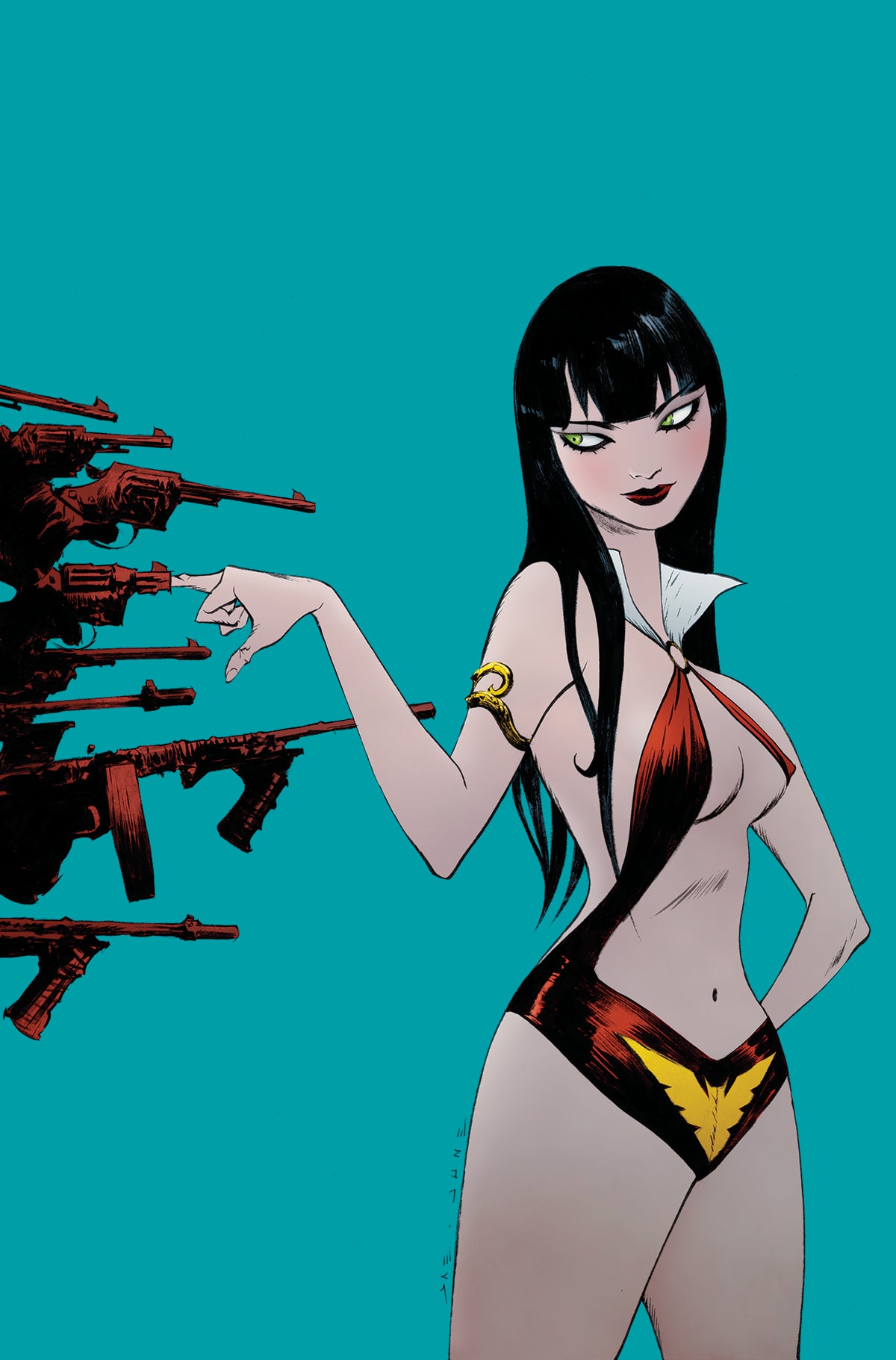 Vampirella Vs Superpowers #3 M 1:25 Jae Lee Virgin Variant (07/26/2023